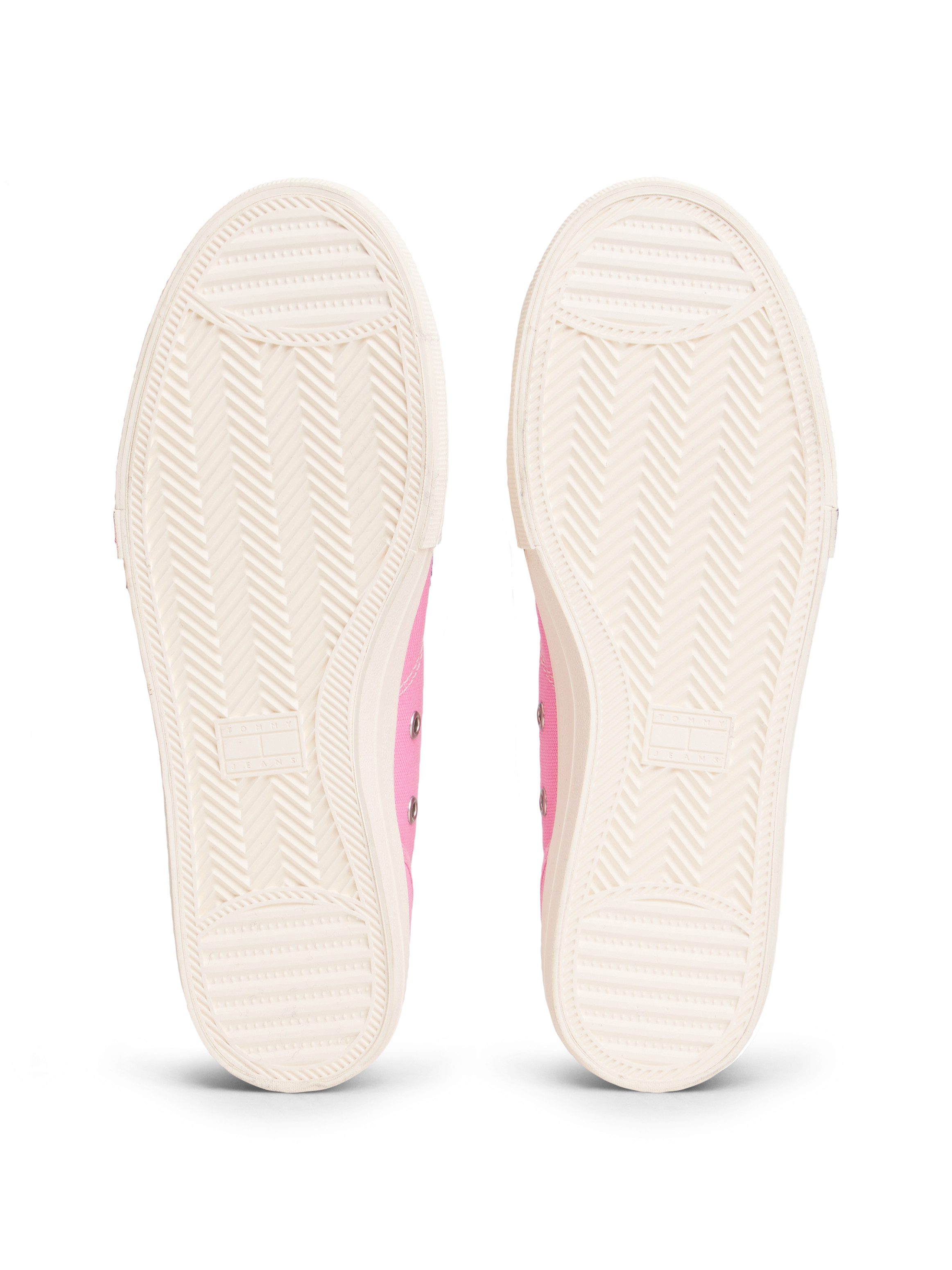 Tommy Jeans ARCHIVE Y2K Plateausneaker Freizeitschuh, Halbschuh, Schnürer im Retro-Look mit Label im Plateau