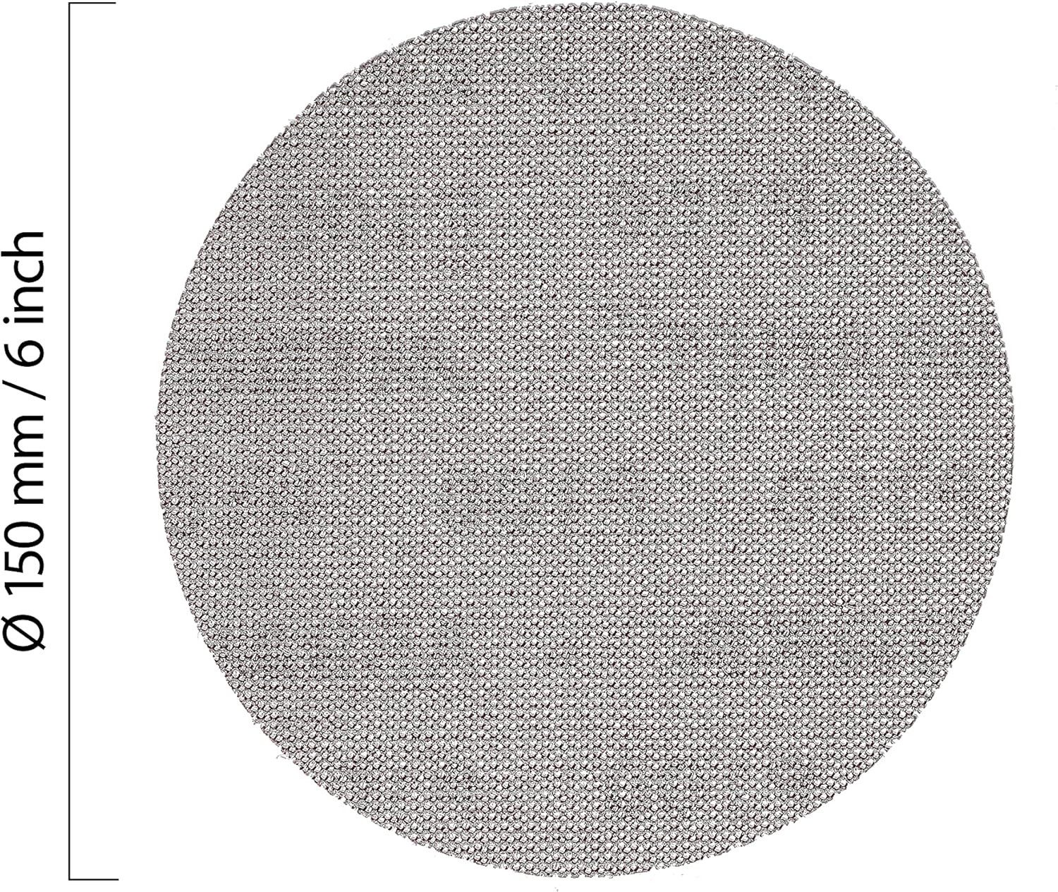 Mirka Schleifpapier Abranet Schleifscheiben, (50 St), Ø150mm, Schleifen von Holz, Spachtel, Lack, Kunststoff