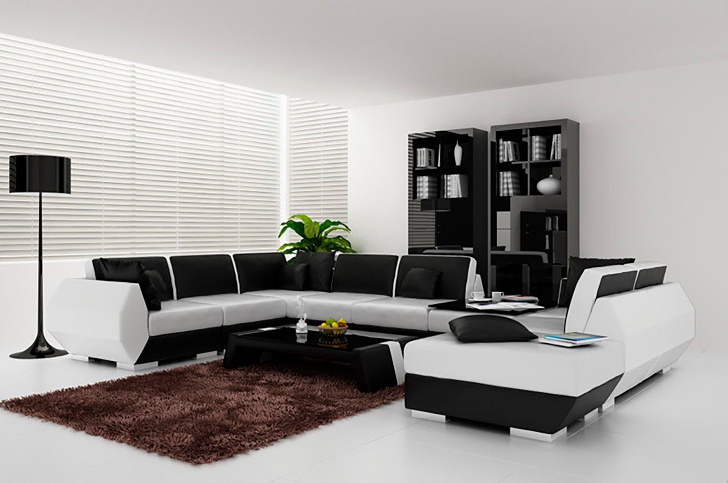 JVmoebel Ecksofa, Ledersofa Couch Design Sofa Ecksofa Eck Neu Sofa Modern