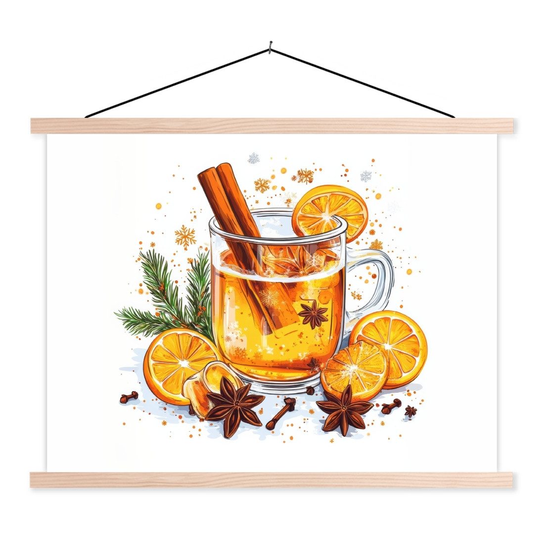 MuchoWow Poster Heiß - Tee - günstig online kaufen