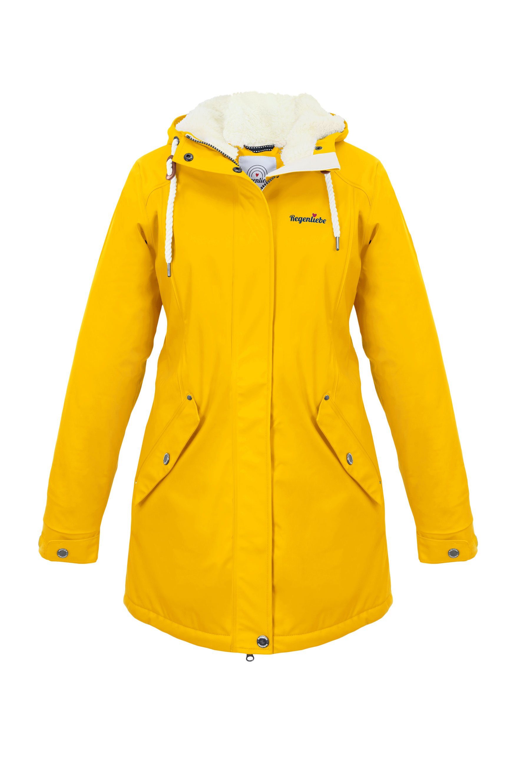 Regenliebe Winterjacke Friesennerz Regenparka mit Teddyfleece günstig online kaufen