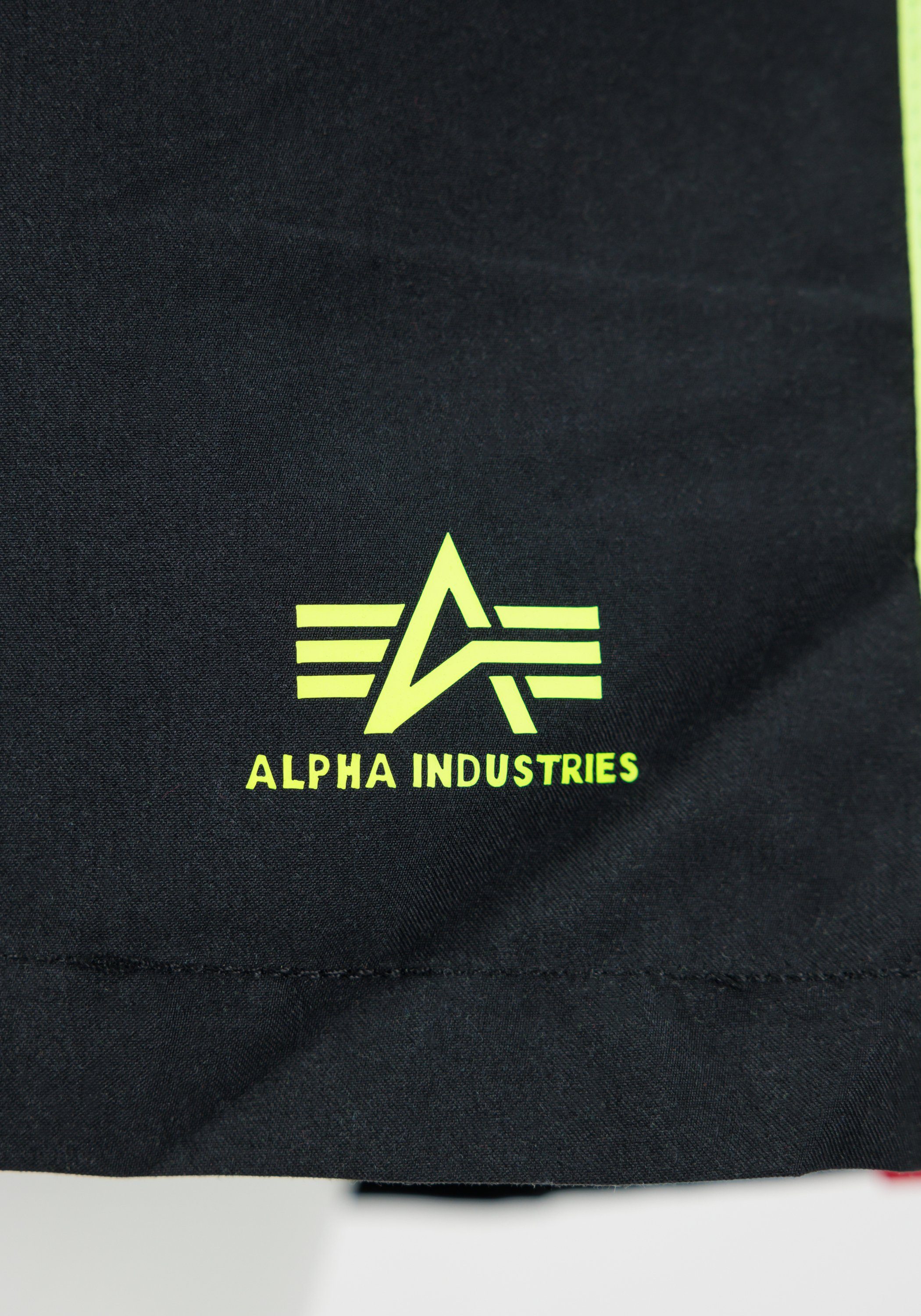Printed Stripe Men - Alpha Industries Swim Shorts Short Alpha Beachwear Industries