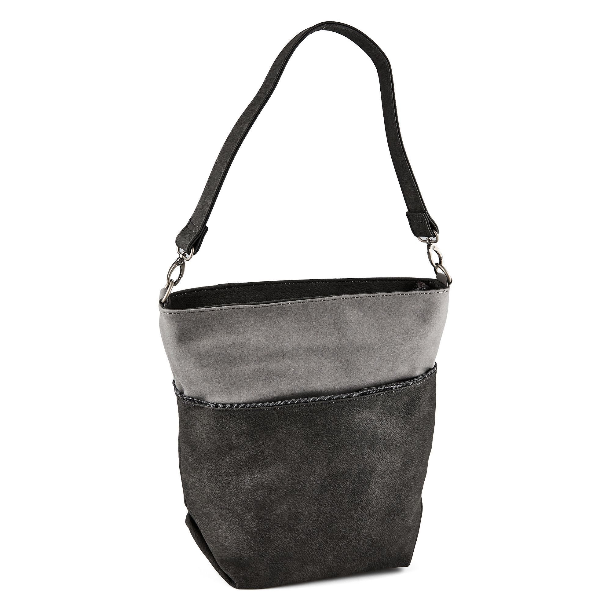 Zwei Schultertasche Jana, Polyurethan