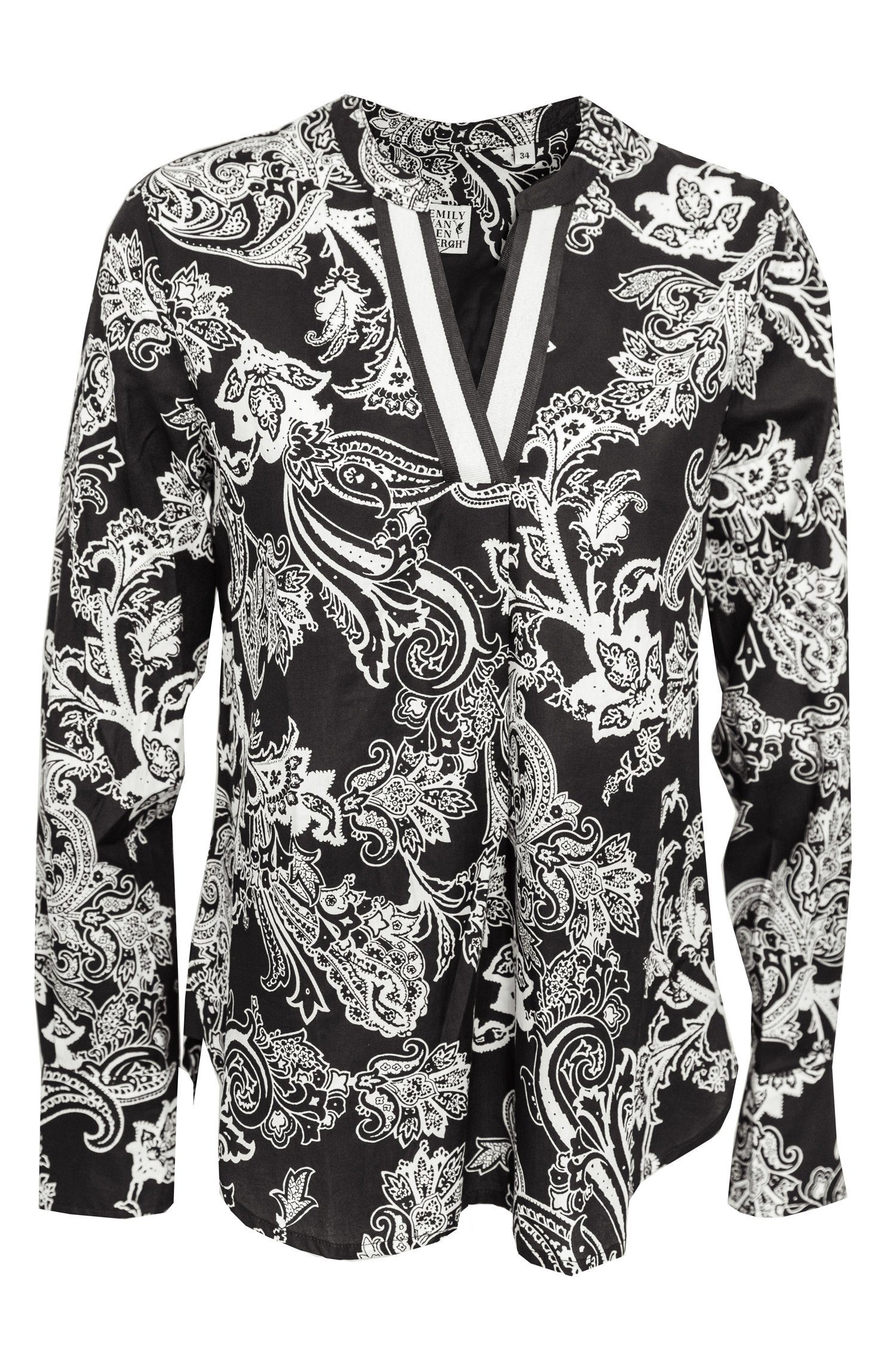 Emily Van Den Bergh Schlupfbluse Damenbluse 7557