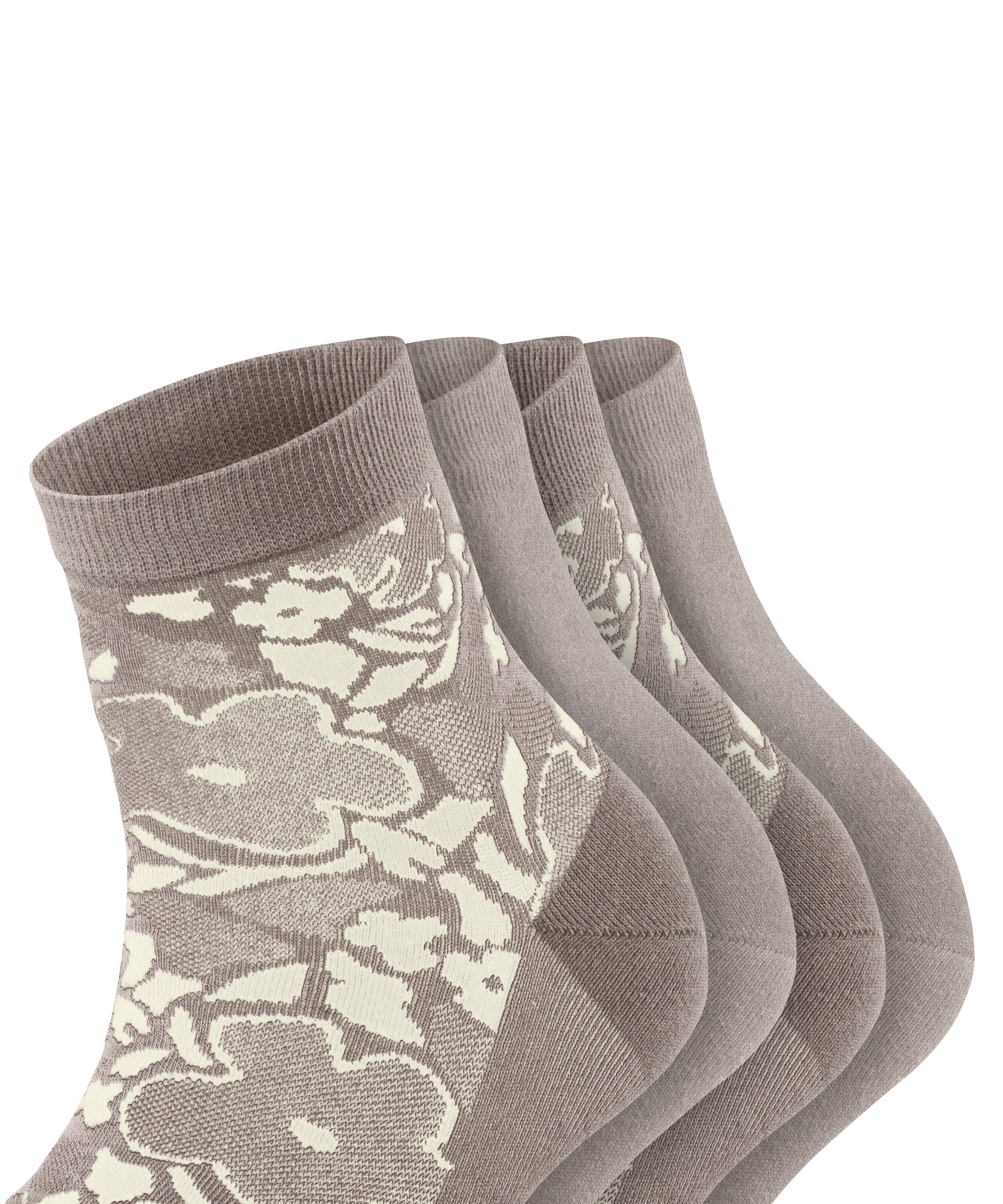 Esprit Kurzsocken Geranium Flower 4-Pack Kurzsocken (4-Paar)