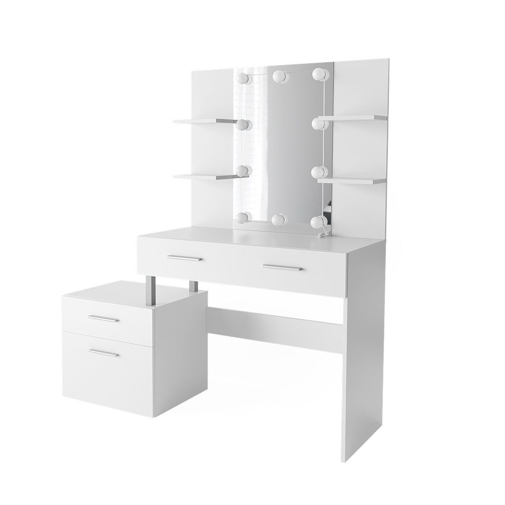 Vicco Schminktisch Maria, Weiß, 132 cm günstig online kaufen