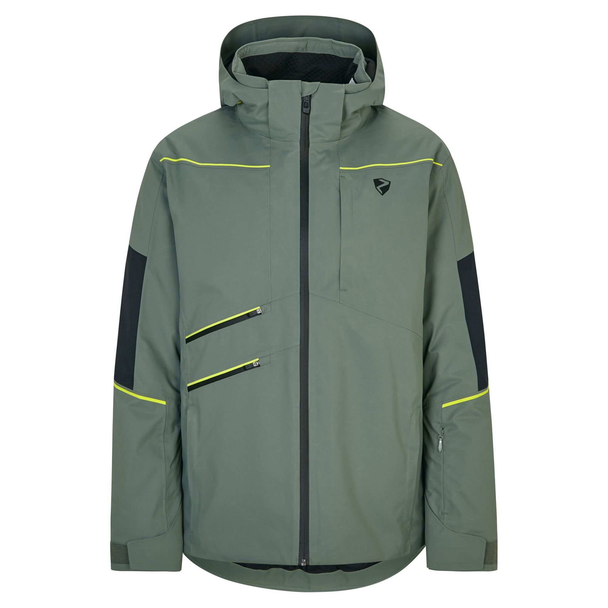 Skijacke Ziener Skiwear Ski TOACA green mud