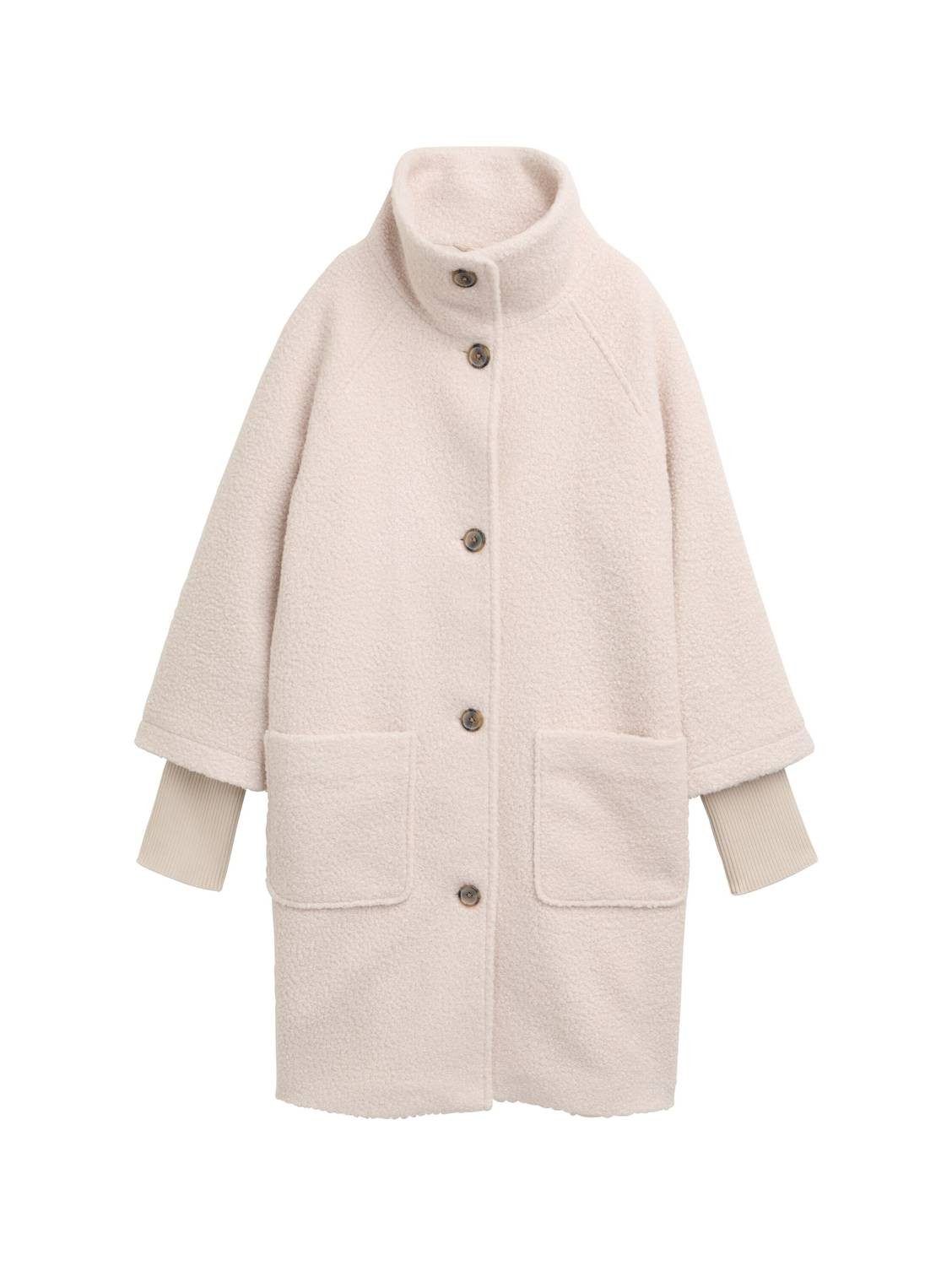 TOM TAILOR Parka Winter Glow Hochwertige Bouclé-Struktur für eleganten Herb günstig online kaufen