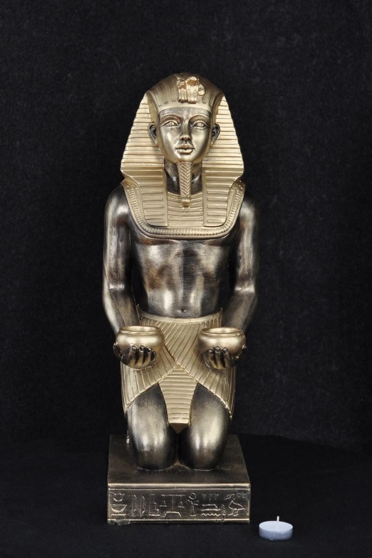 JVmoebel Skulptur Design Ägypten Pharao Skulptur Tutanchamun Figur Figuren, Made in Europa