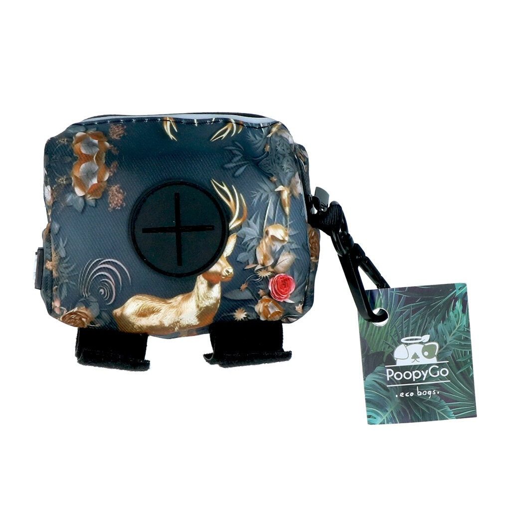 PoopyGo Leckerlibeutel PoopyGo Halter für Kotbeutel Rothirsch