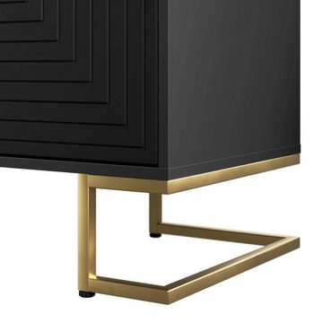 Swema Sideboard Monte-Prado mit dekorativer Fräsung und Soft-Close-Funktion