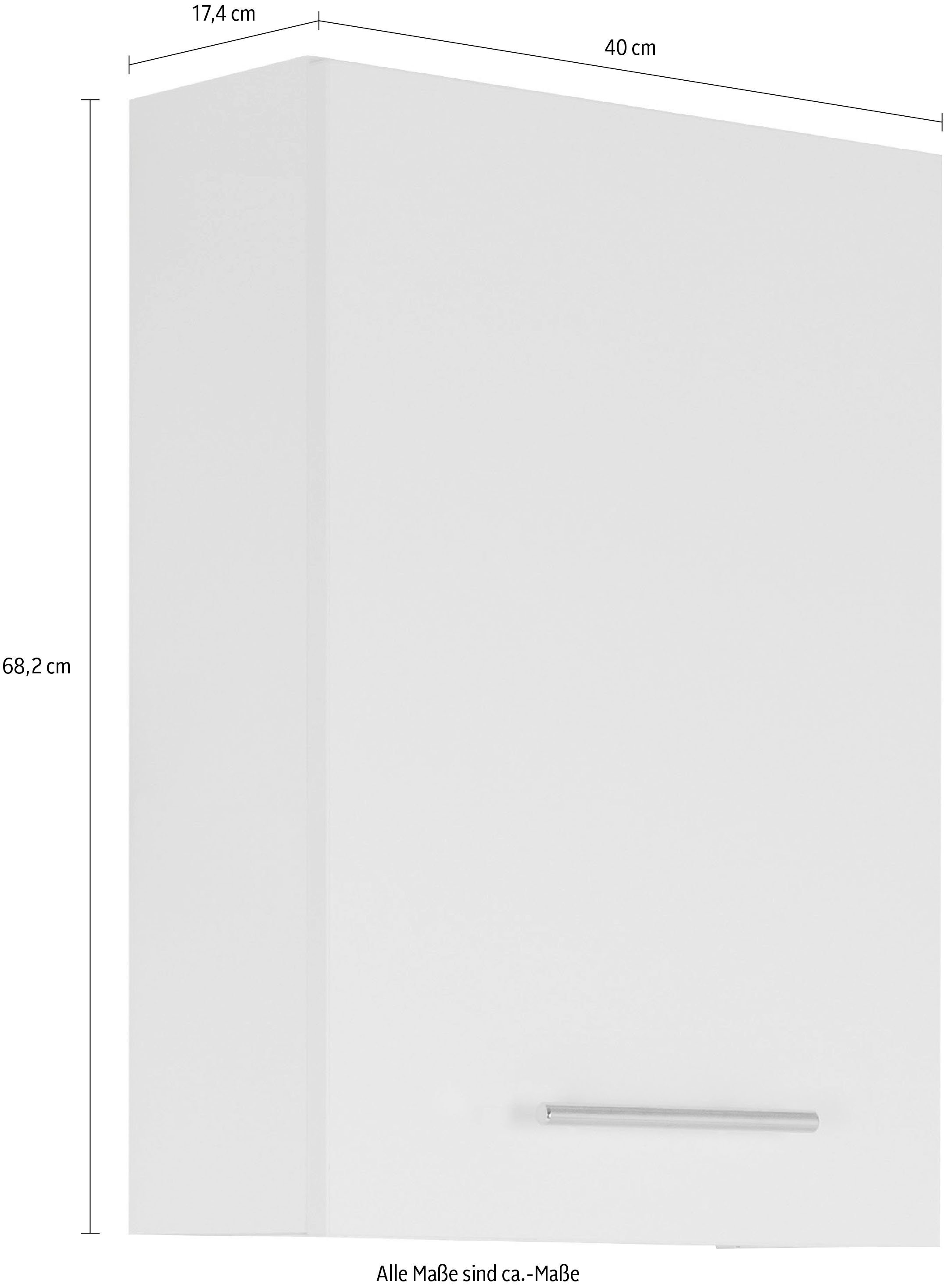 MARLIN Hängeschrank anthrazit Breite | 3040, rot 40 cm