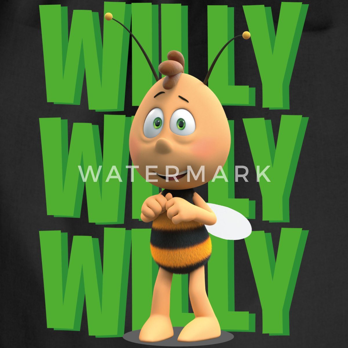Spreadshirt Turnbeutel Die Biene Maja 3 Das Geheime Königreich Film Willi Turnbeutel (1-tlg)