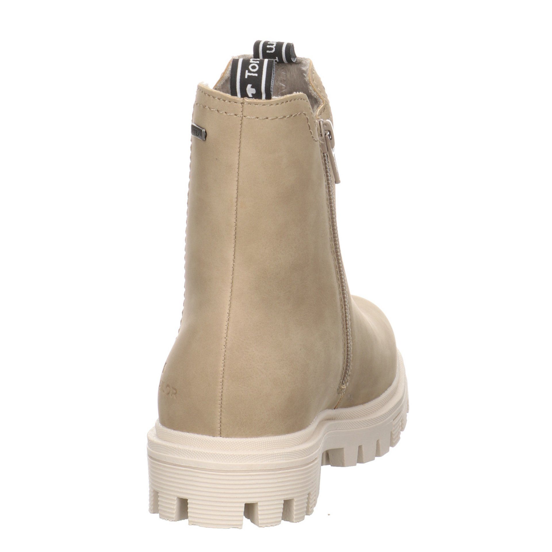 TAILOR Mädchen Chelsea Boots Kinderschuhe Stiefel Synthetik TOM beige Stiefelette Schuhe