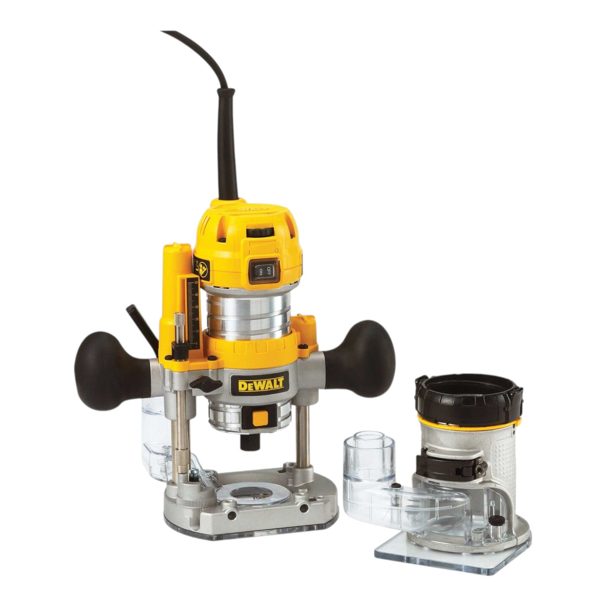 DeWalt Oberfräse D 26204 K Mulitfunktionsfräse 900 Watt 8 mm + Koffer