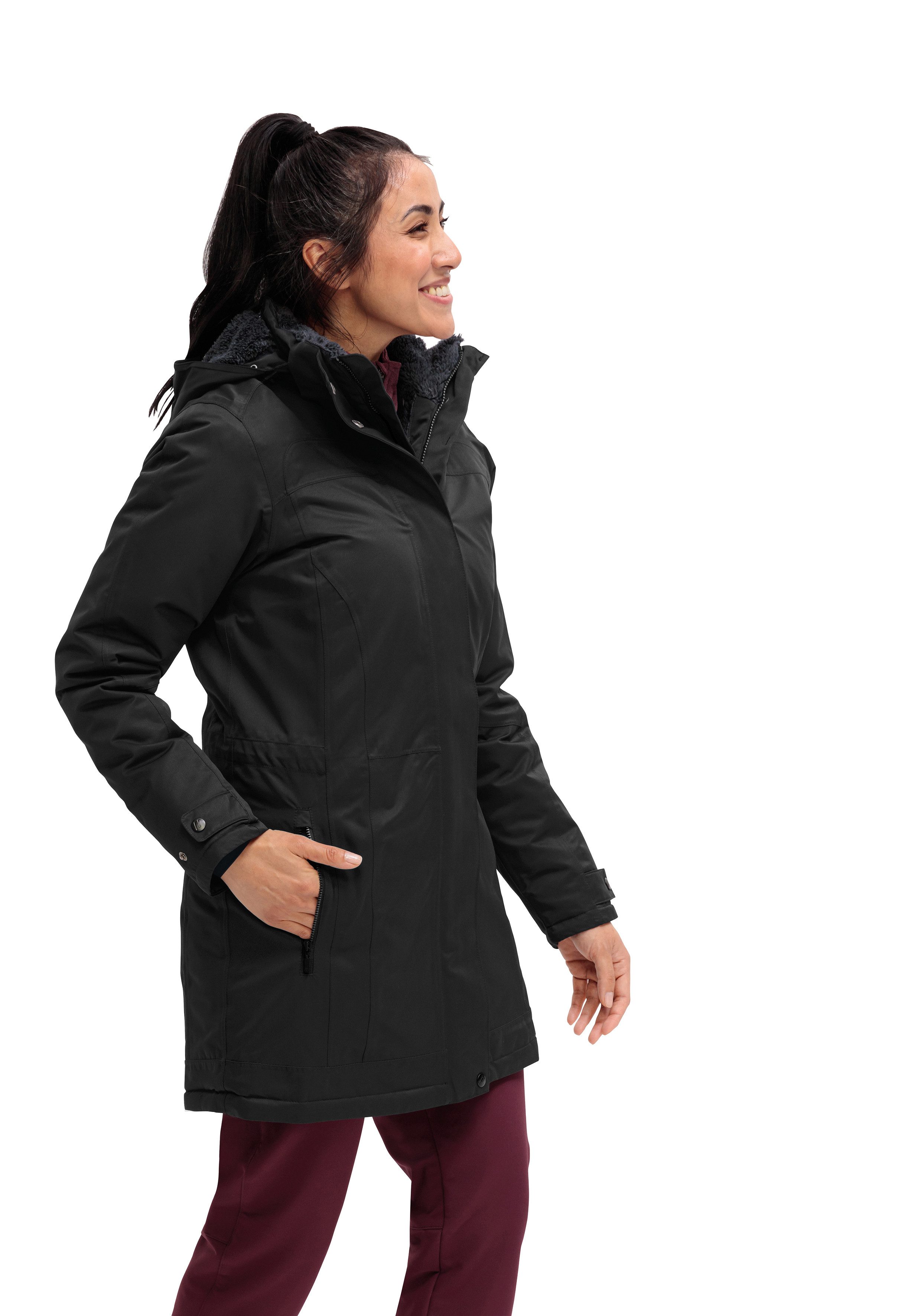 Maier Sports Winterjacke Lisa 2.1 Damen Mantel, atmungsaktiver Wintermantel, wasserdicht, Regular Fit – Bild 4 von 5