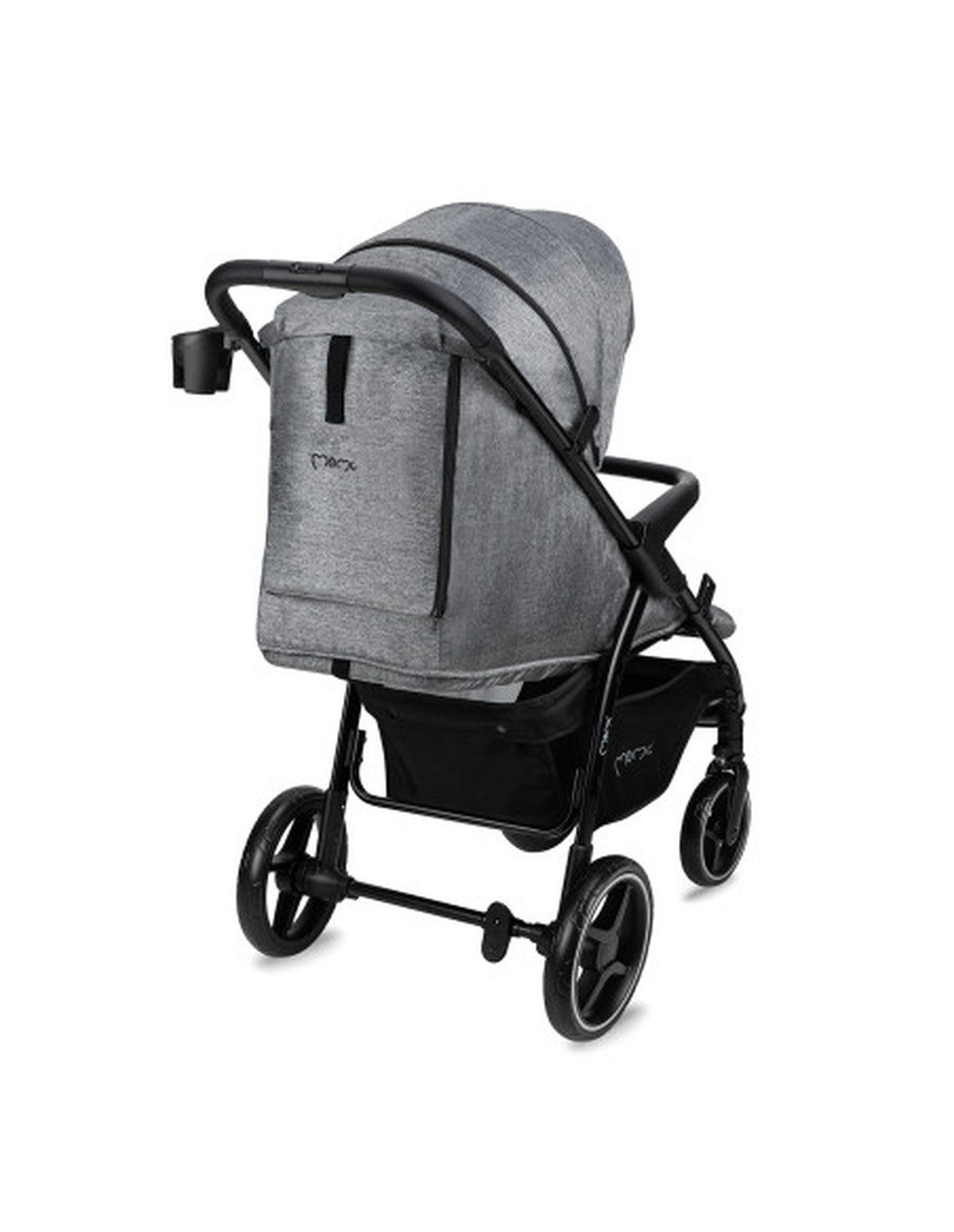 MoMi Kinder-Buggy MoMi MIYA Kinderwagen in gewählter Farbe - mit verstellbarer Fußstütze, Verstellbare Fußstütze und Rückenlehne, großes Verdeck