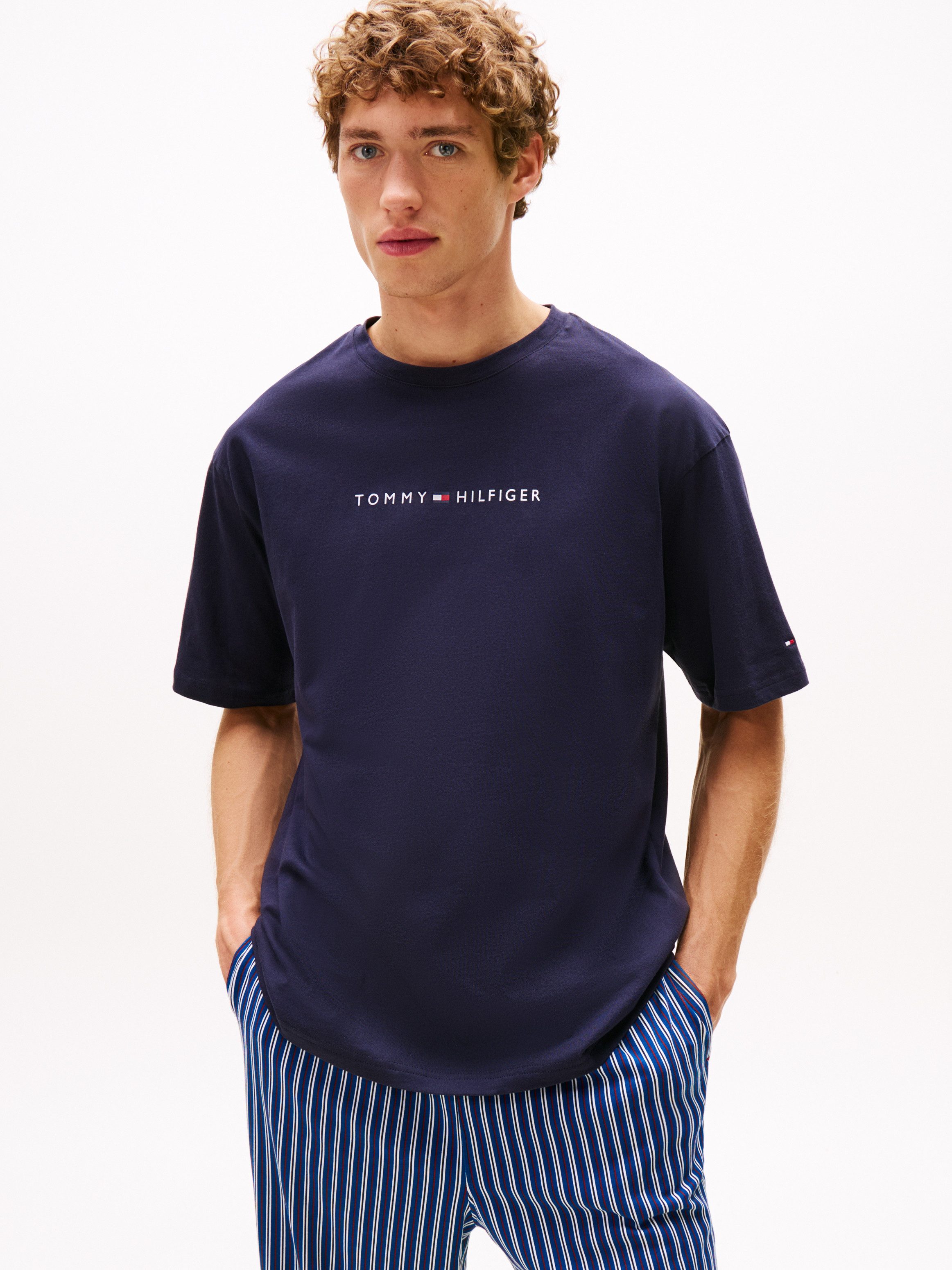 Tommy Hilfiger Underwear T-Shirt TEE CONT. LOGO mit Rundhals, normale Passf günstig online kaufen