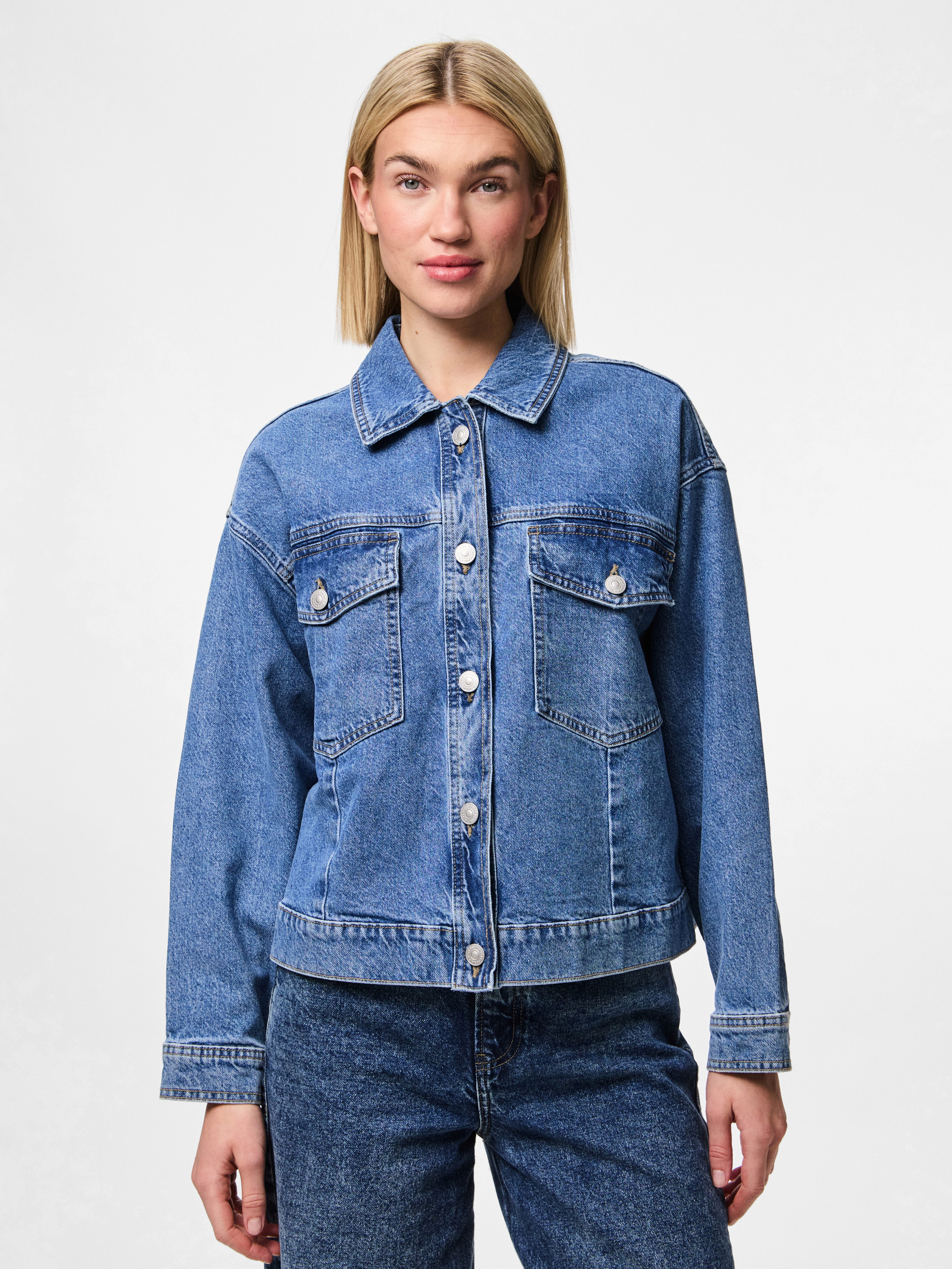 pieces Jeansjacke PCELMA DENIM JACKET NOOS günstig online kaufen