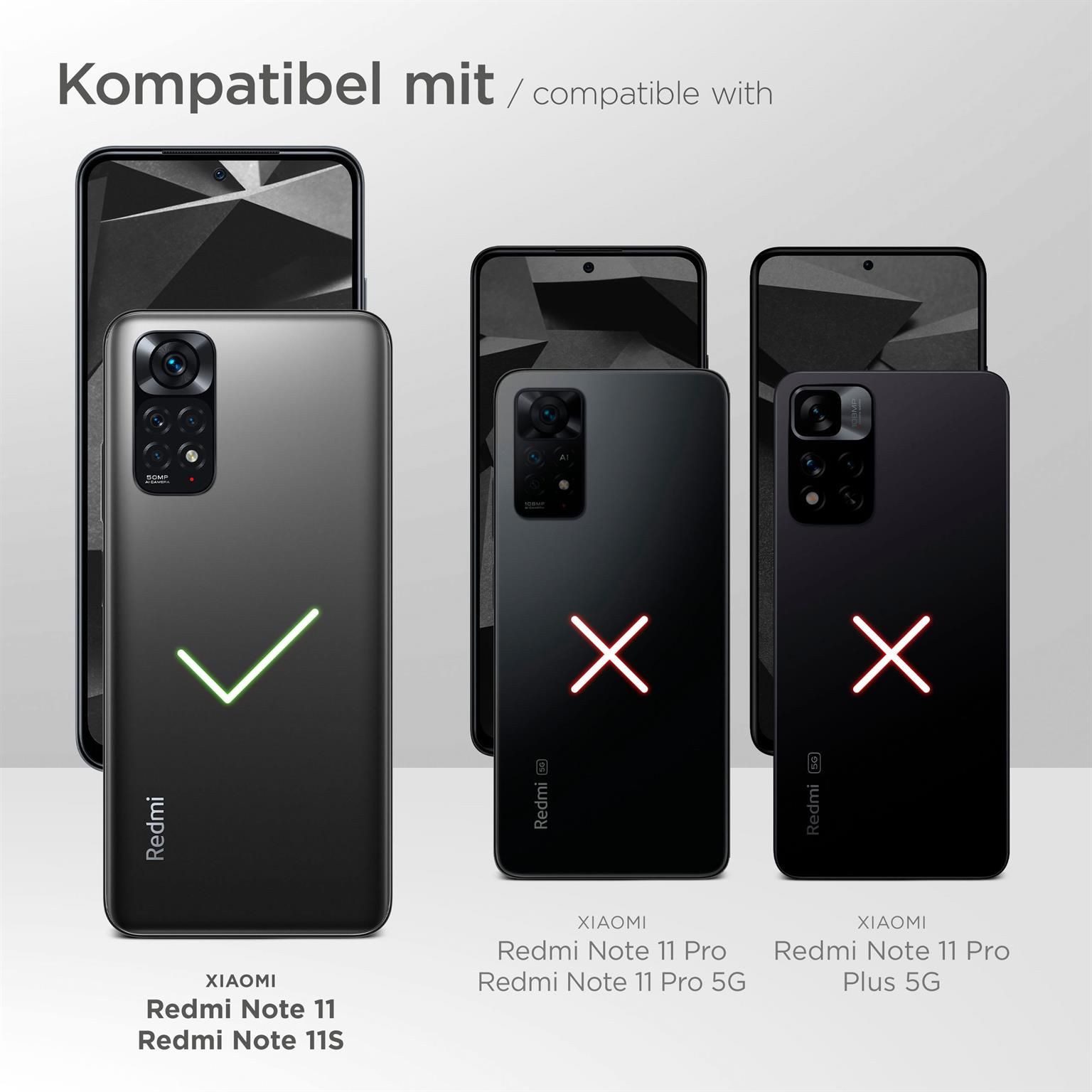 ONEFLOW Handyhülle für Redmi Note 11S Wasserdichte Tasche BeachBag Grün 6,43 Zoll, Hülle mit Touch Kamera Fenster IPX8 Unterwasser-Tasche zum Schwimmen