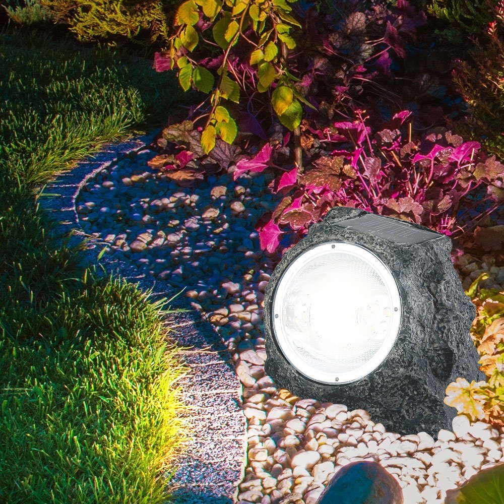GLOBO LIGHTING Gartenleuchte, Solar LED Gartenstrahler günstig online kaufen