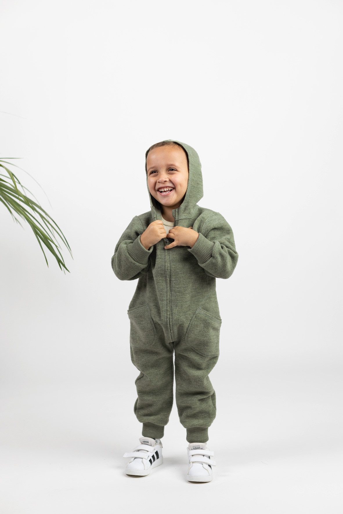 Engel Naturkleidung Overall mit Kapuze, Walk