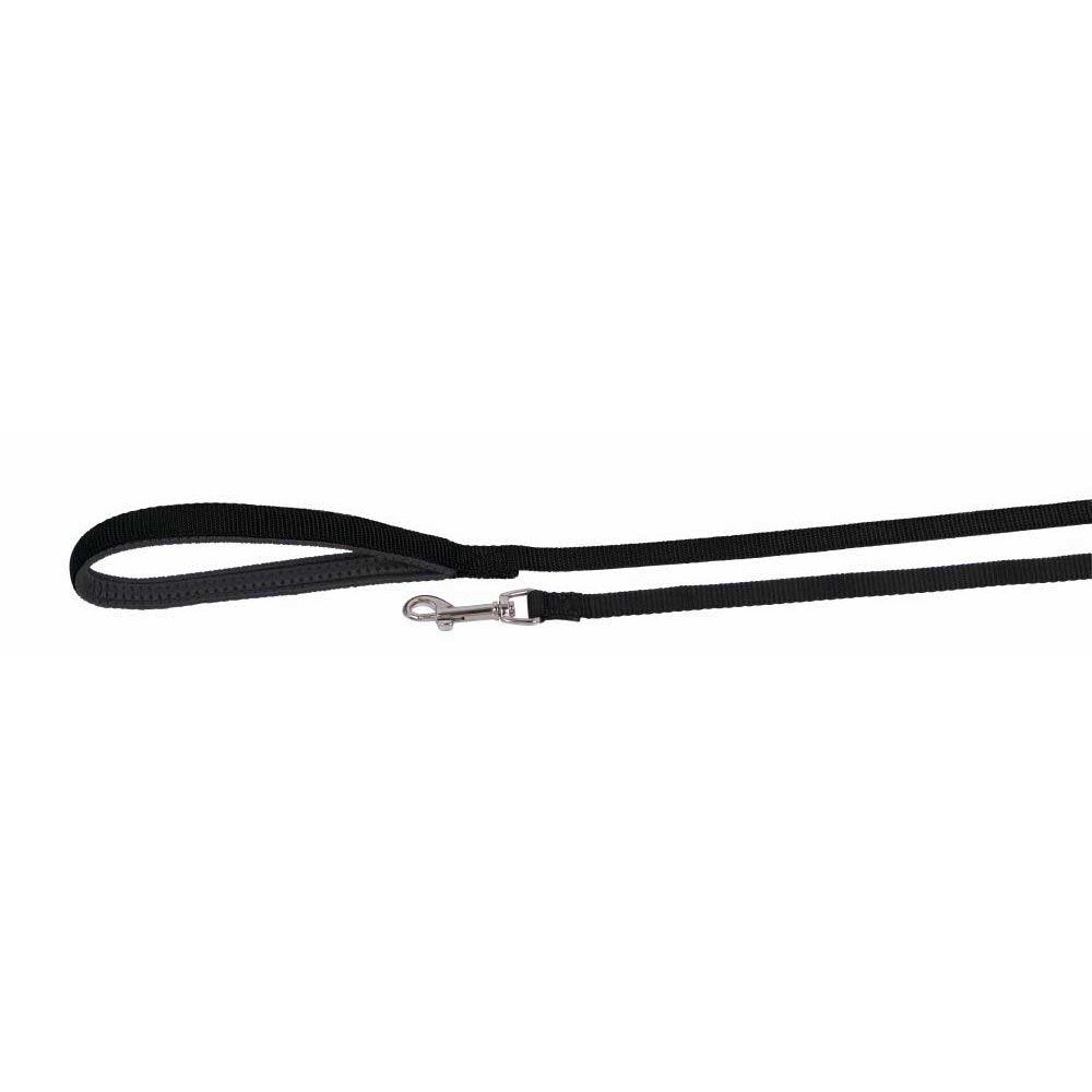 Nobby Hundeleine Schleppleine flach, schwarz, S