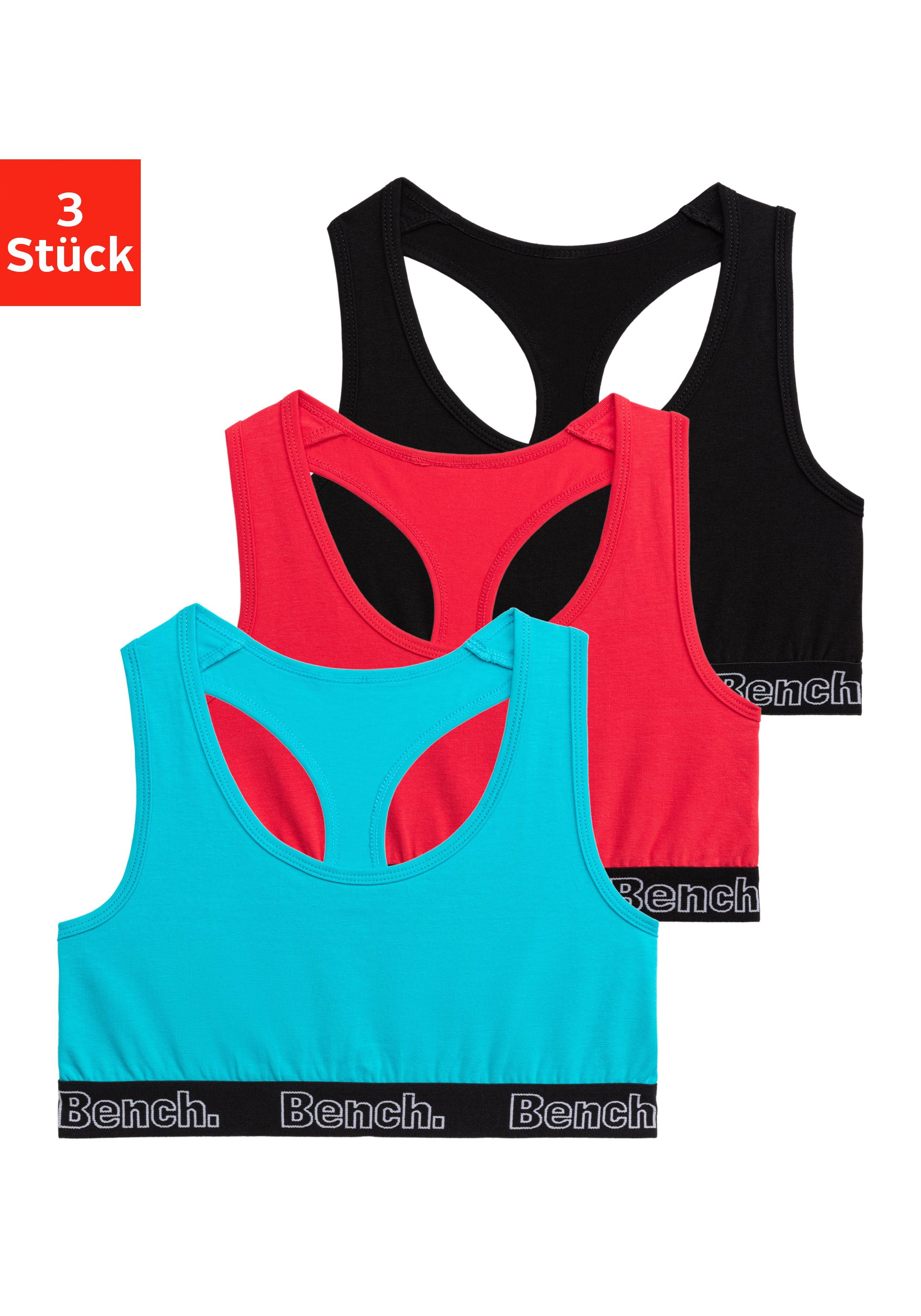 Bench. Bustier (Packung, 3-tlg) mit Ringerrücken günstig online kaufen