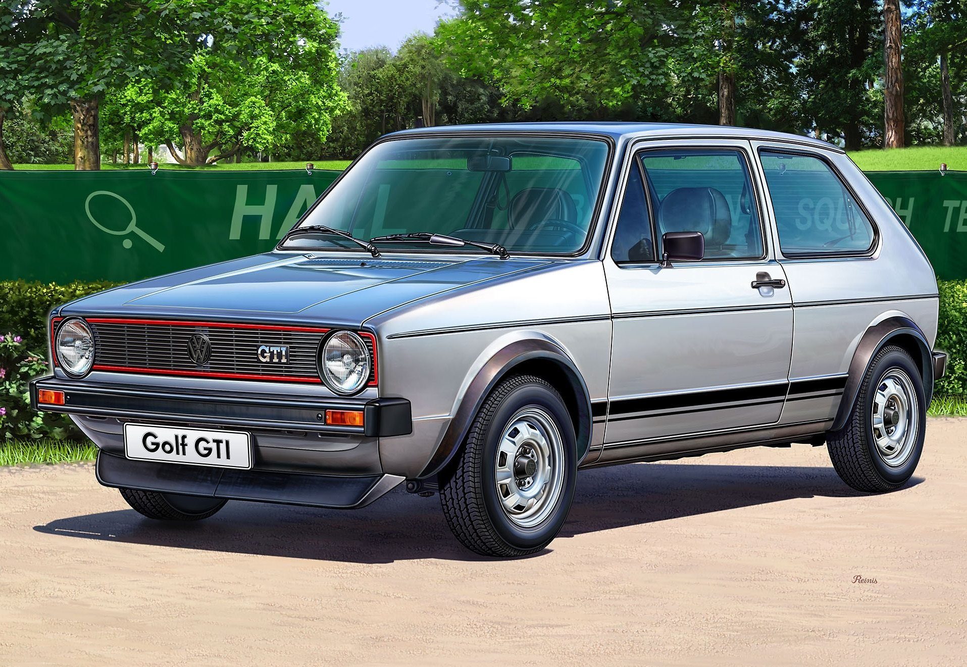 Revell® Modellbausatz Model-Set VW Golf 1 GTI, Maßstab 1:24, (Set), Made in Europe