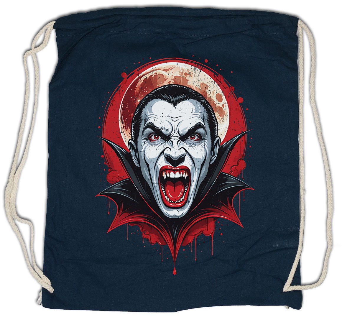 Turnbeutel Vampire Moon Turnbeutel Vollmond Vampir Dracula Blood Vlad Full Blut