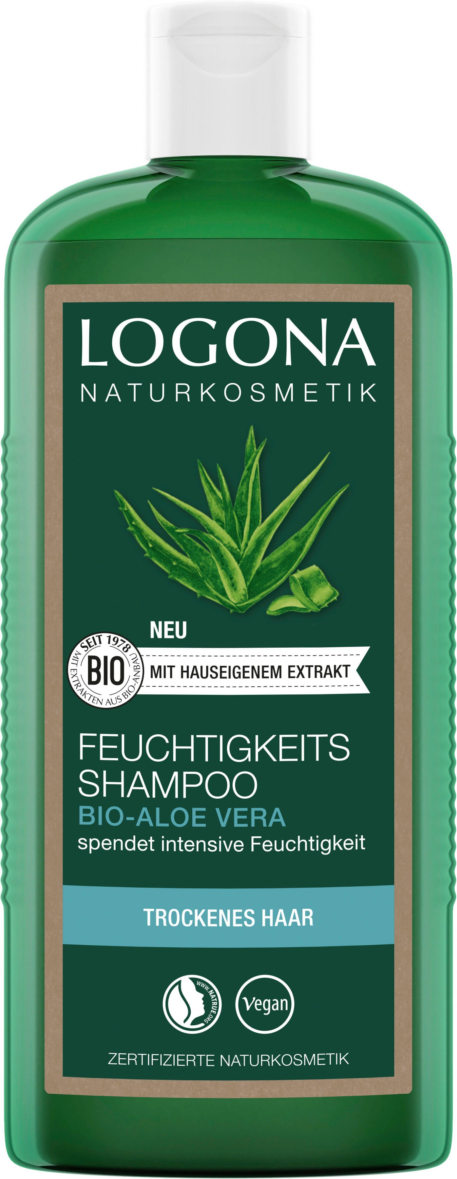 Feuchtigkeits-Shampoo Vera Logona LOGONA Haarshampoo Bio-Aloe