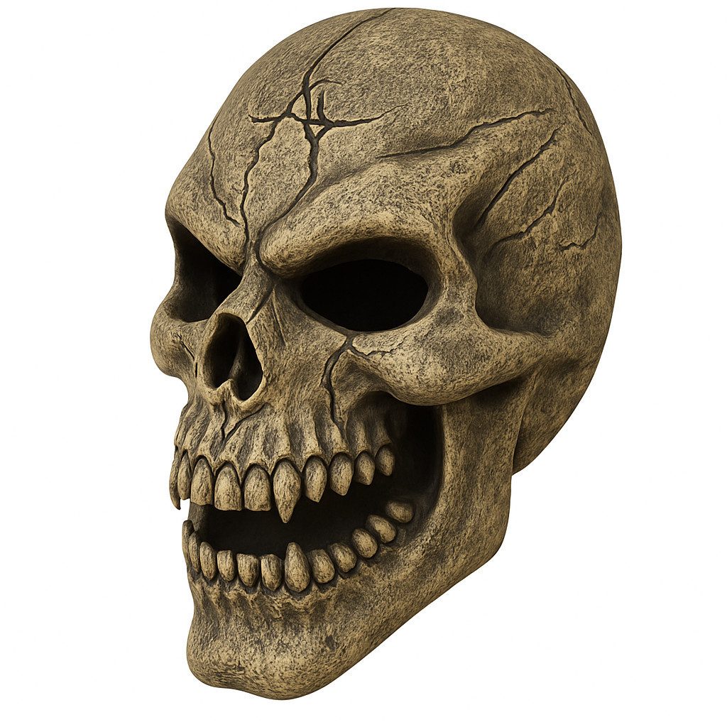 Rubies Niederlande b.v. Verkleidungsmaske Totenkopf Maske Skull Halloween K günstig online kaufen