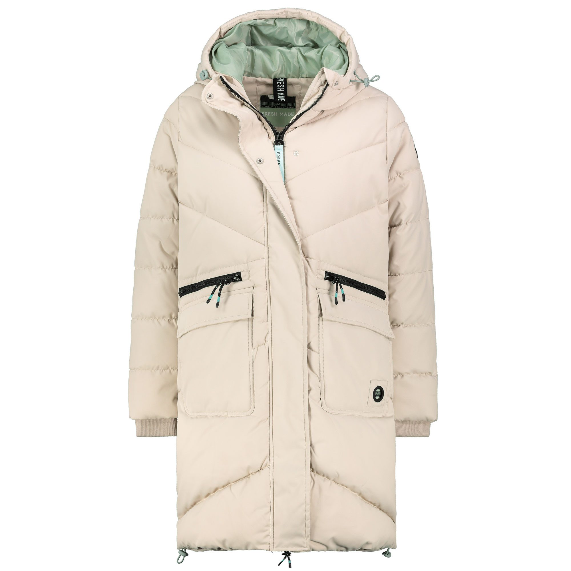 SUBLEVEL Steppjacke Damen Mantel mit Kapuze günstig online kaufen