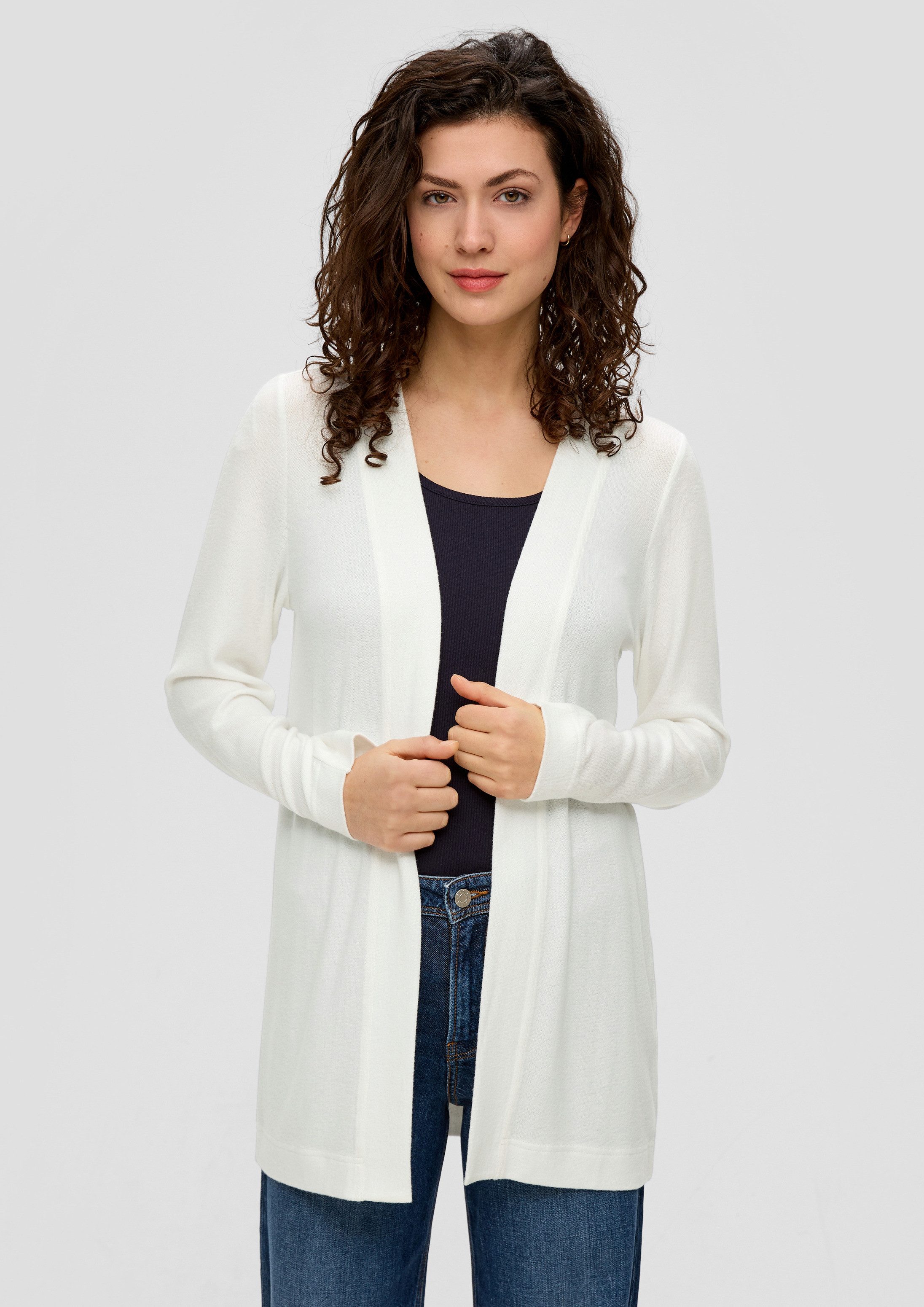 s.Oliver Cardigan T-Shirt Cardigan aus weichem Jersey