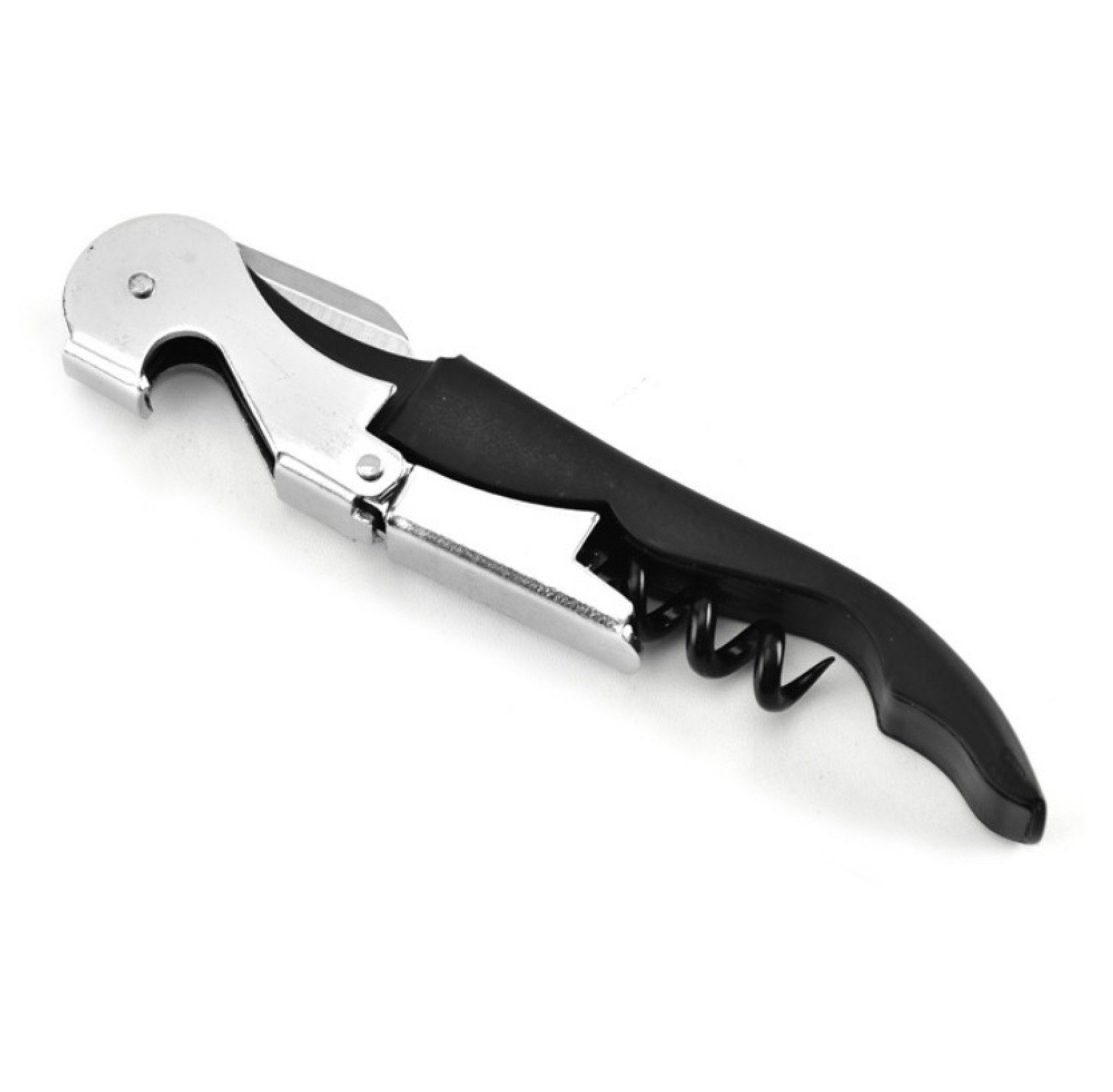 Pizzaschneider 12cm Korkenzieher Wein aus Edelstahl, Kellnermesser, Wein Öffner