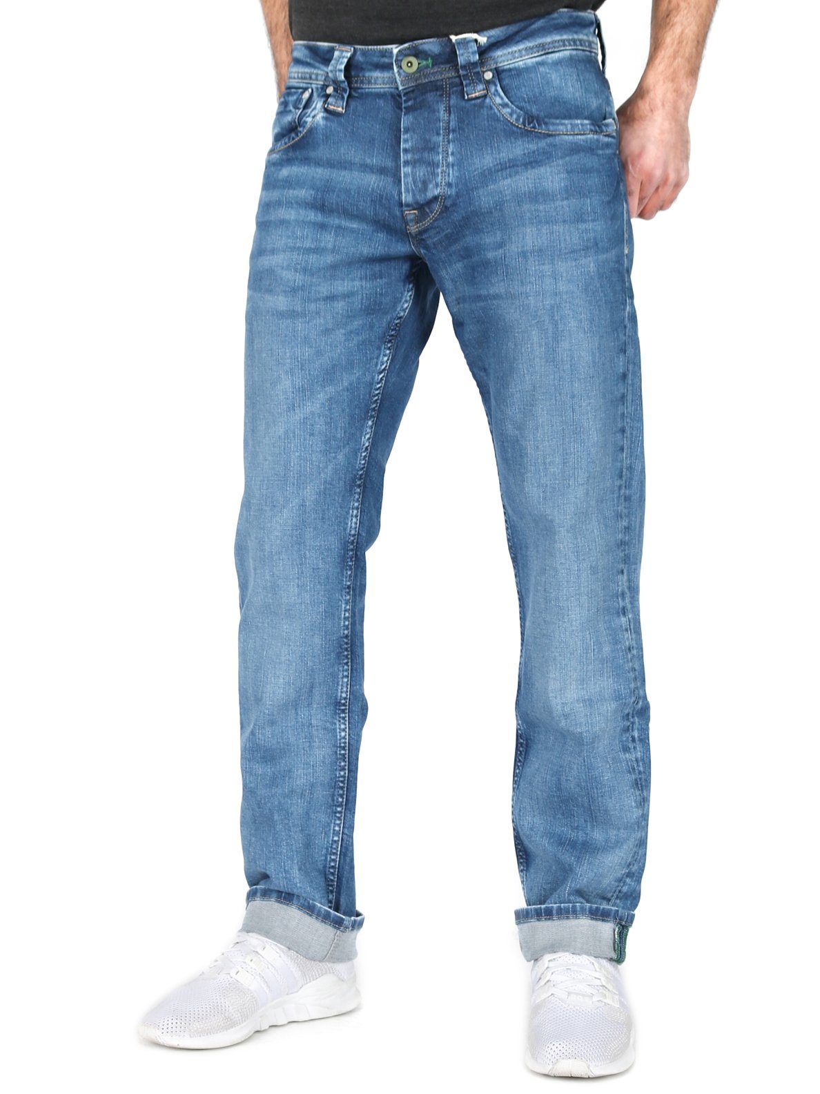 Pepe Jeans Regular-fit-Jeans Herren Straight Stretch Hose - Cash WY5 online  kaufen | OTTO