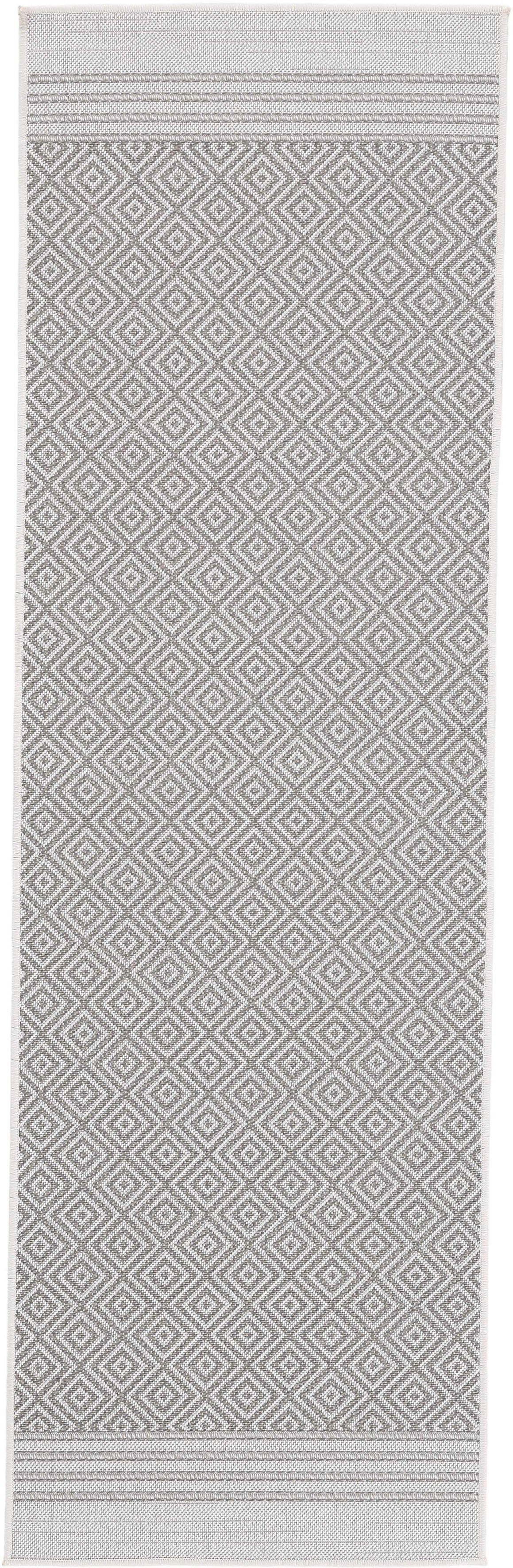 carpetfine Teppich Boho 103, auch als Läufer erhältlich, rechteckig, Höhe: 4 mm, robustes Flachgewebe, Sisal Optik, UV-beständig, In- und Outdoor