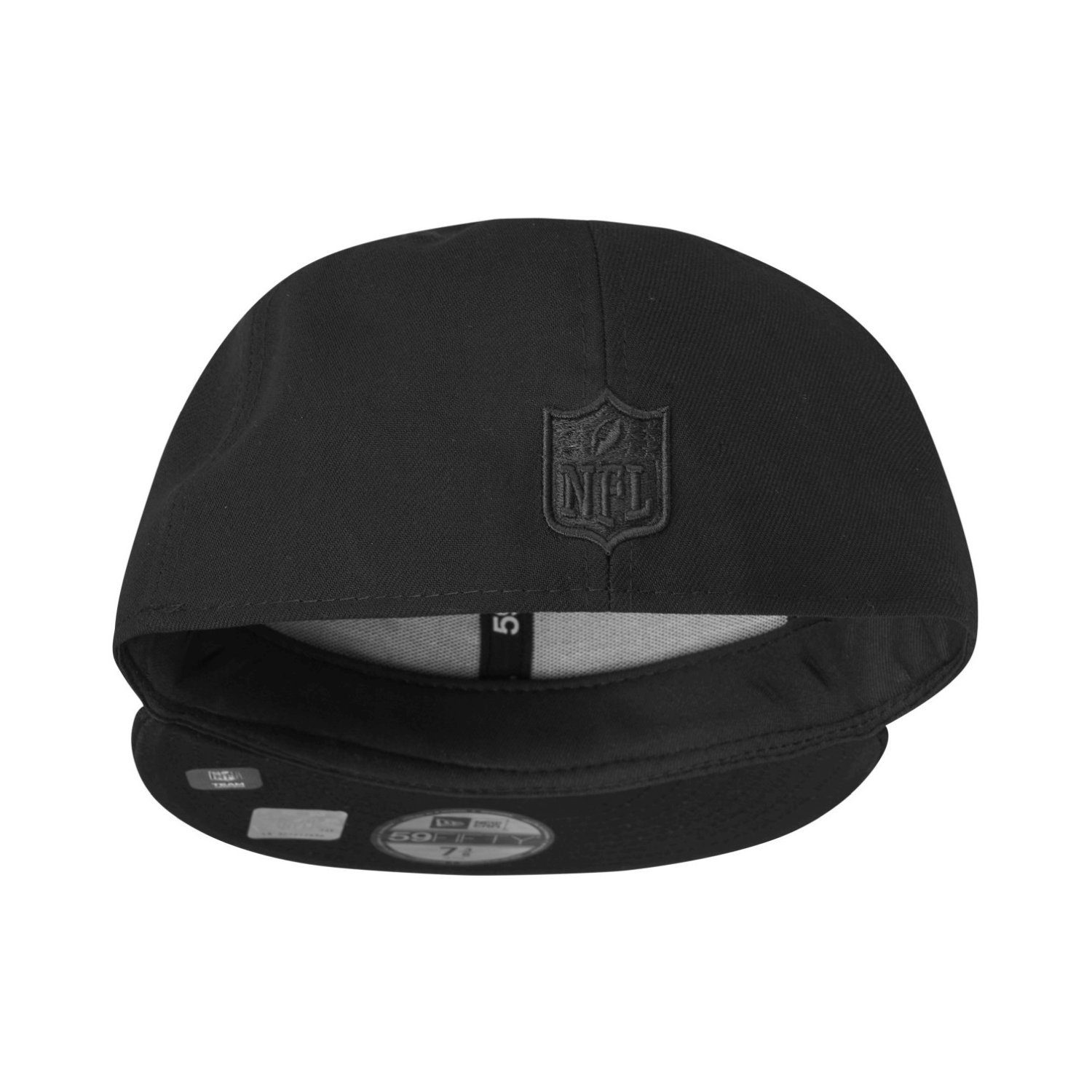 New 59Fifty Cap BLACK NFL Teams Era New Fitted Patriots England SPILL Logo