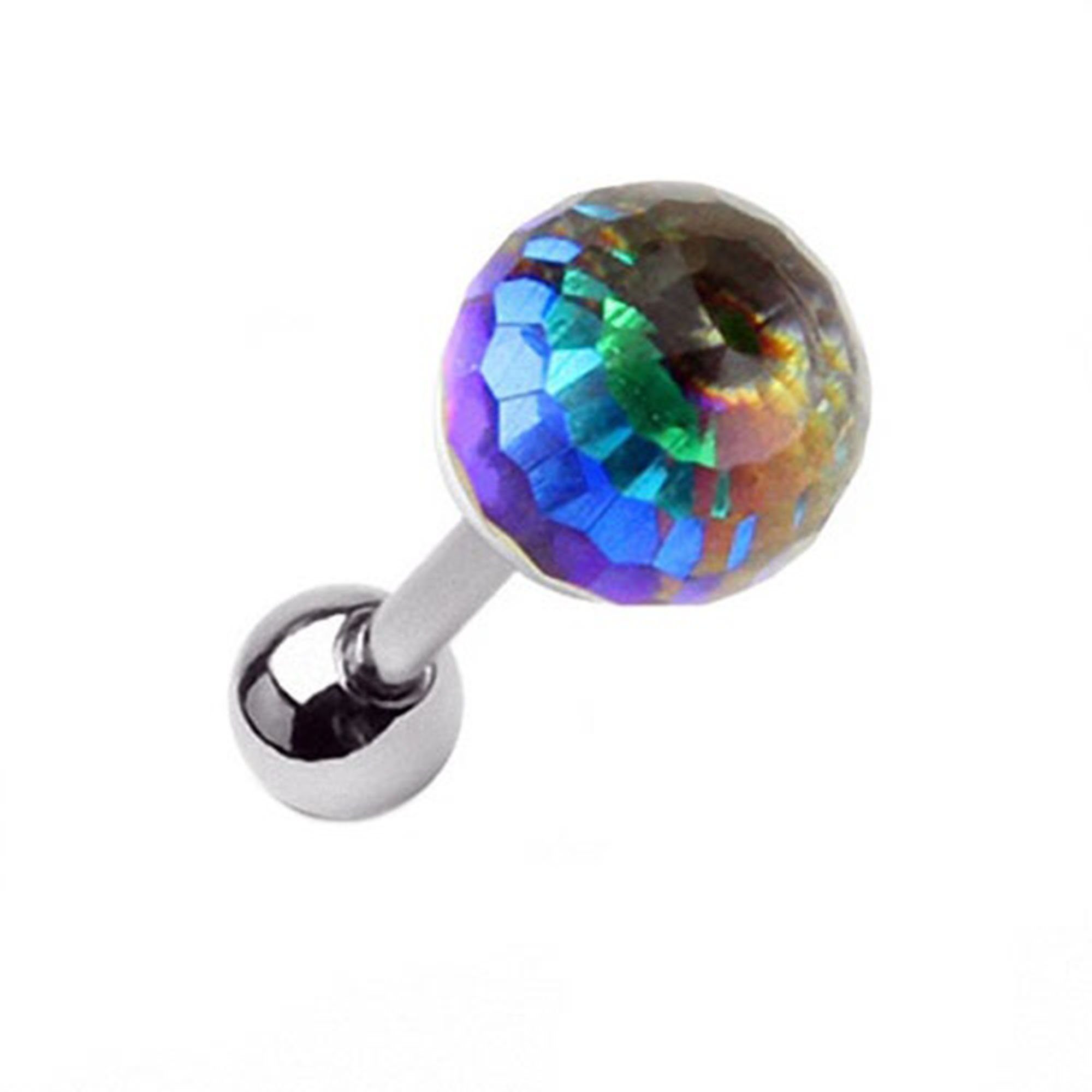 Taffstyle PiercingSet »Piercing Ohr aus mit Kristall Strass Disco Kugel«, Piercing Ohr aus