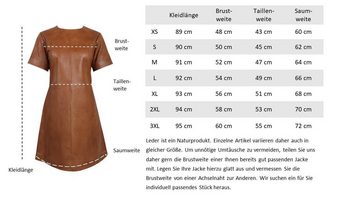 RICANO Lederkleid Femme Hochwertiges Lammleder