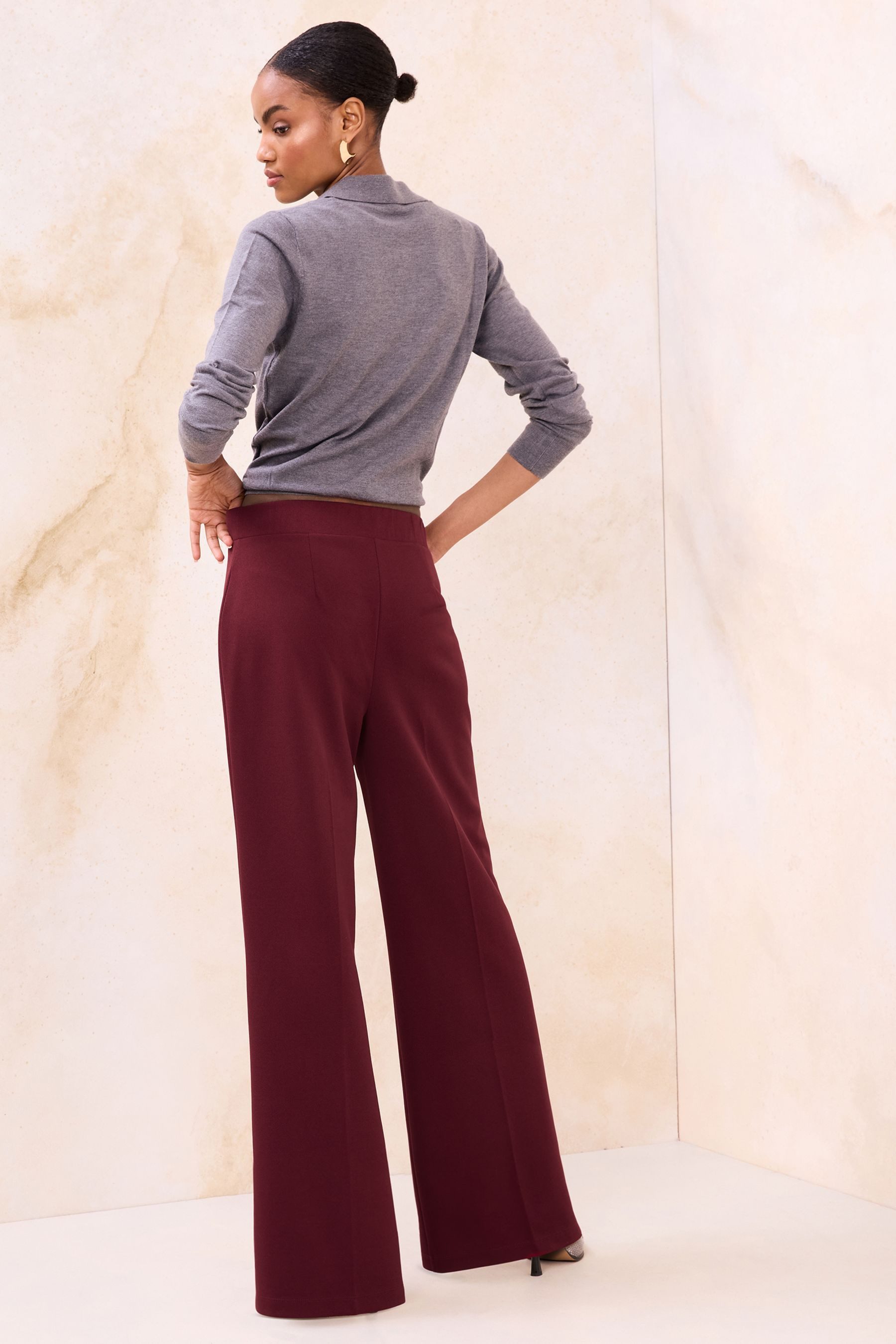 LIPSY Taillenhose Lipsy Hose mit hohem Bund und weitem Bein, Regular (1-tlg günstig online kaufen