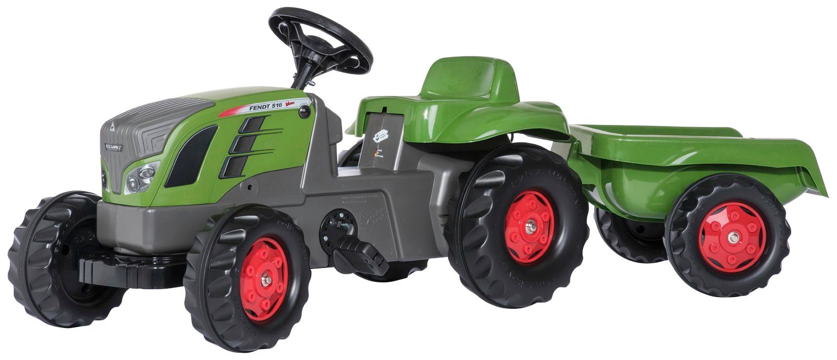 rolly toys® Tretfahrzeug Fendt 516 Vario, Traktor mit Trailer