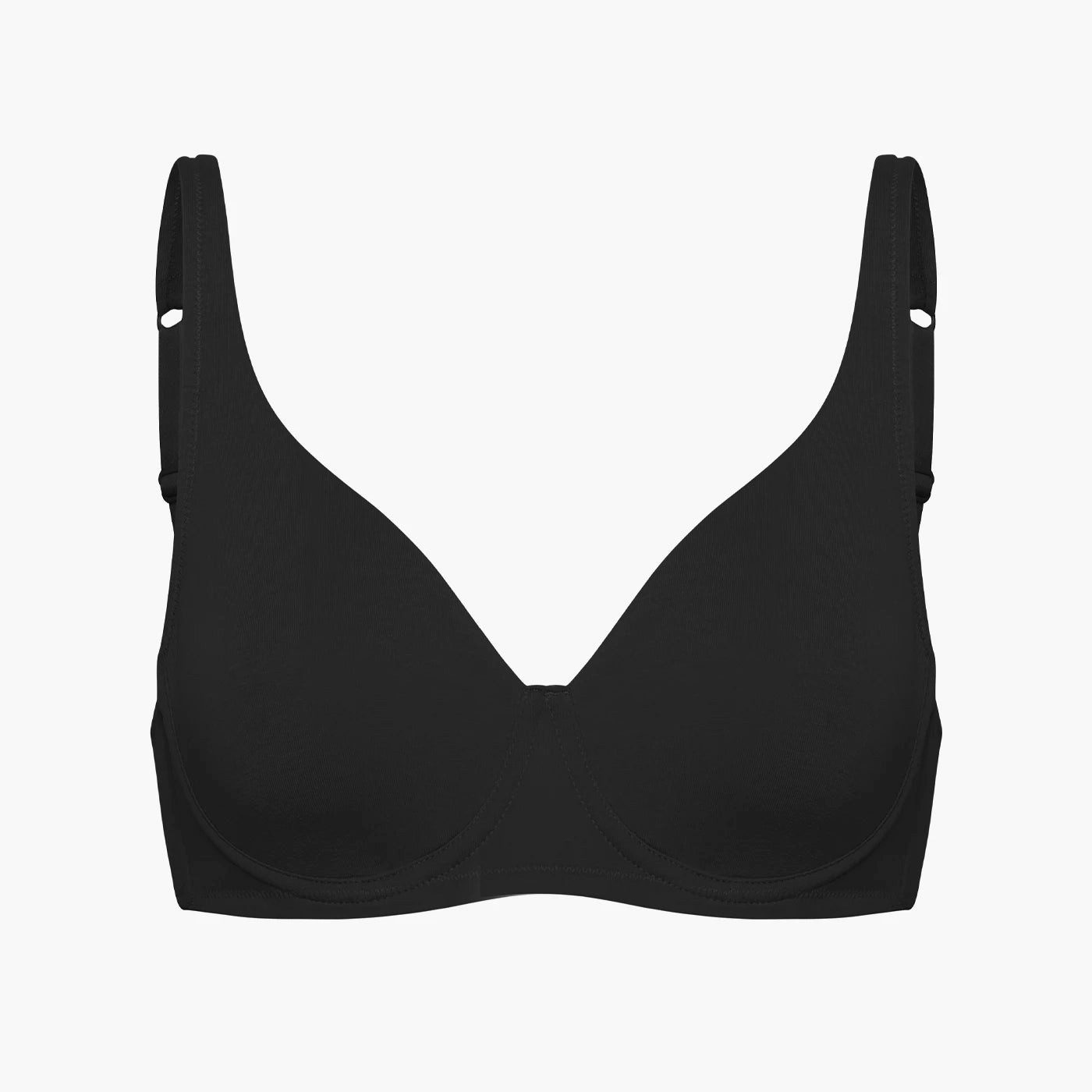 Bügel-BH Cotton Bügel BH ohne Pads-Schwarz-80C