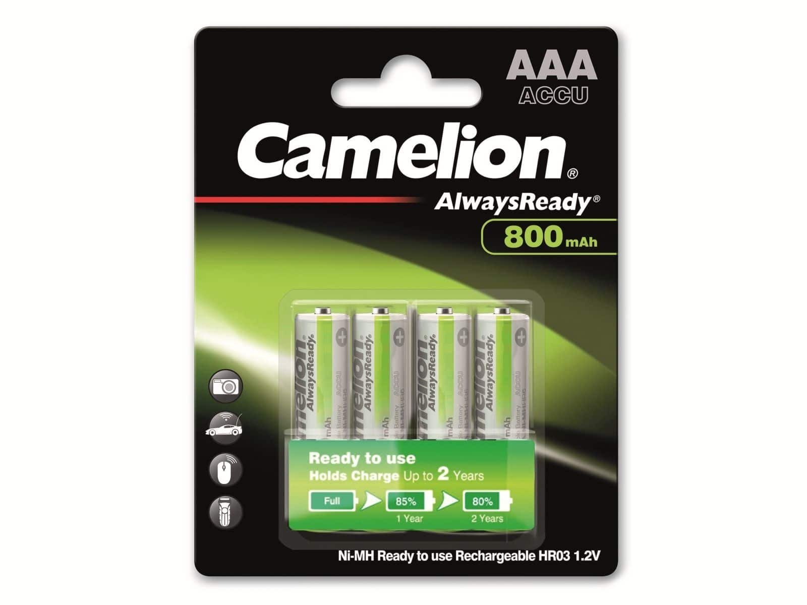 Camelion CAMELION NiMH-Micro-Akku AlwaysReady, 800 mAh, 4 Akku