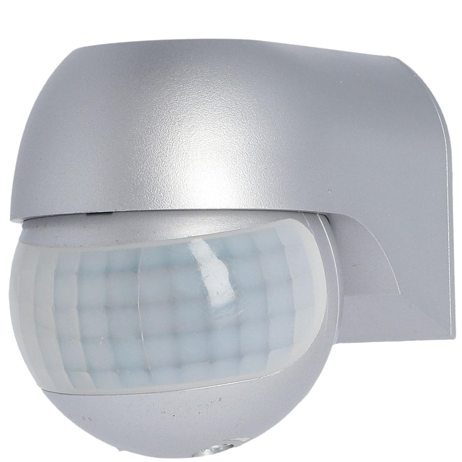 UNITEC Bewegungsmelder Infrarot Aufputz Bewegungsmelder 180° IP44 Silber, (Set, 1-St), Drehbar Neigbar 12m Wand Sensor Außen Outdoor Melder Wandmontage