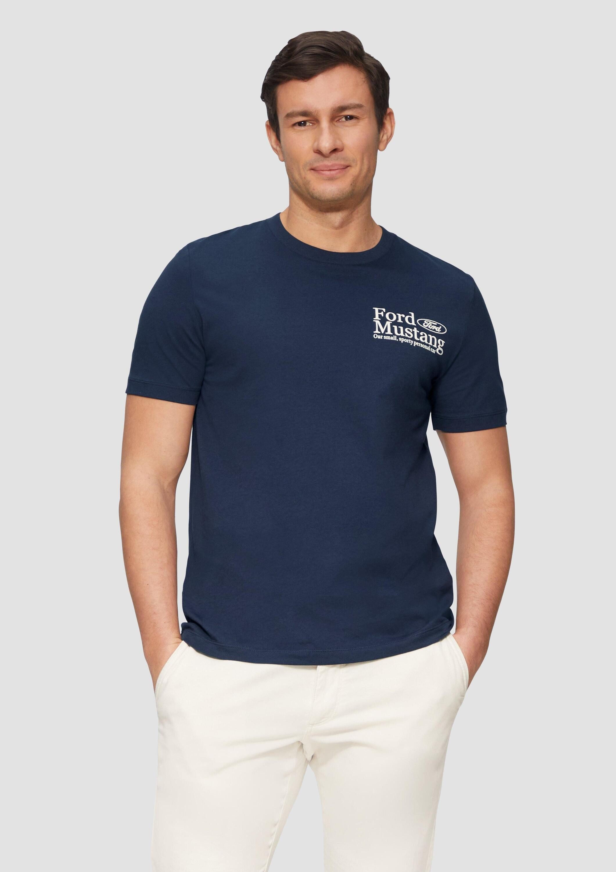 s.Oliver Kurzarmshirt T-Shirt Baumwoll-T-Shirt mit Ford®-Print