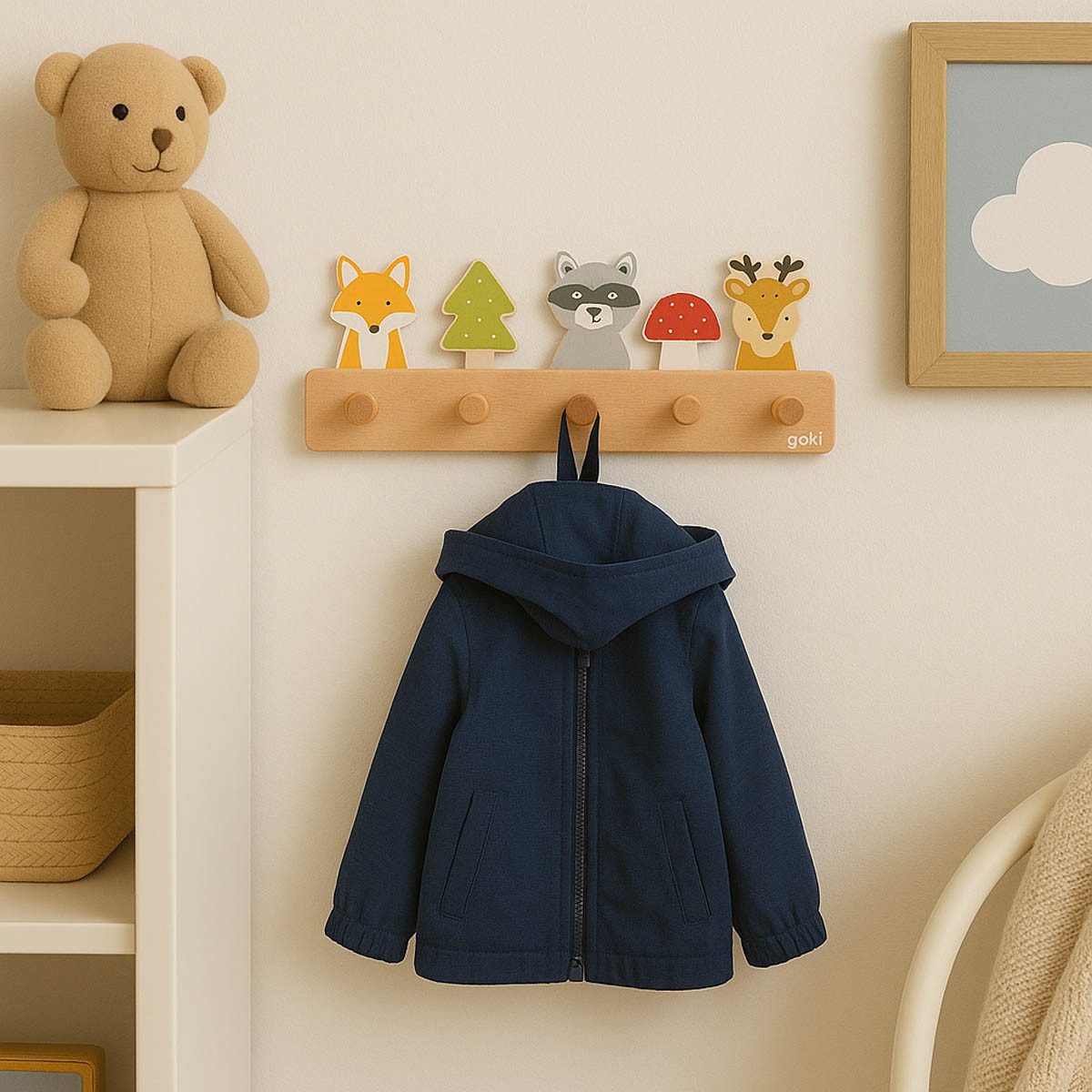 goki Garderobe Garderobe Waldfreunde (packung, 1 St), schaffen eine kinderf günstig online kaufen