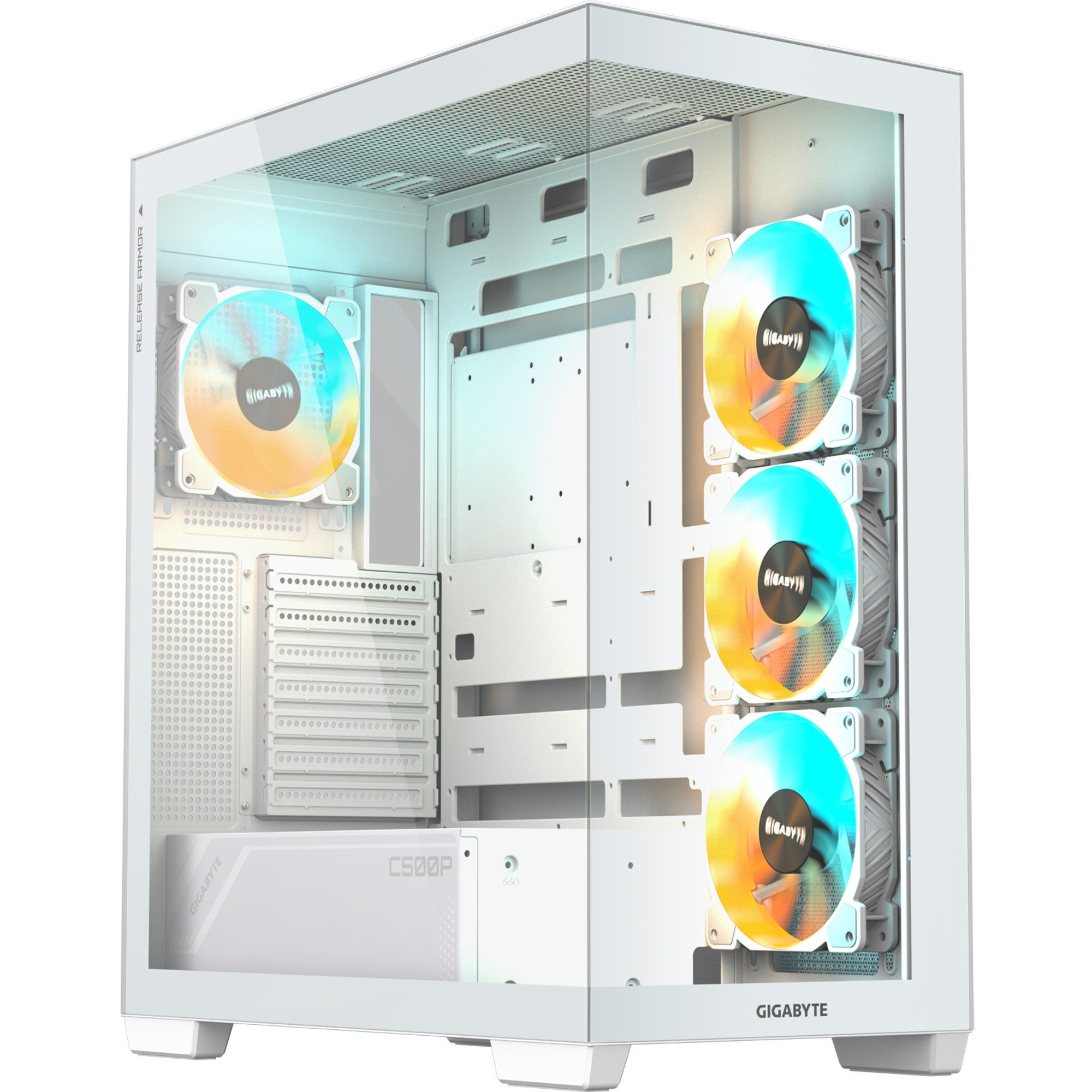 PC-Gehäuse GIGABYTE C500 Panoramic Stealth Ice