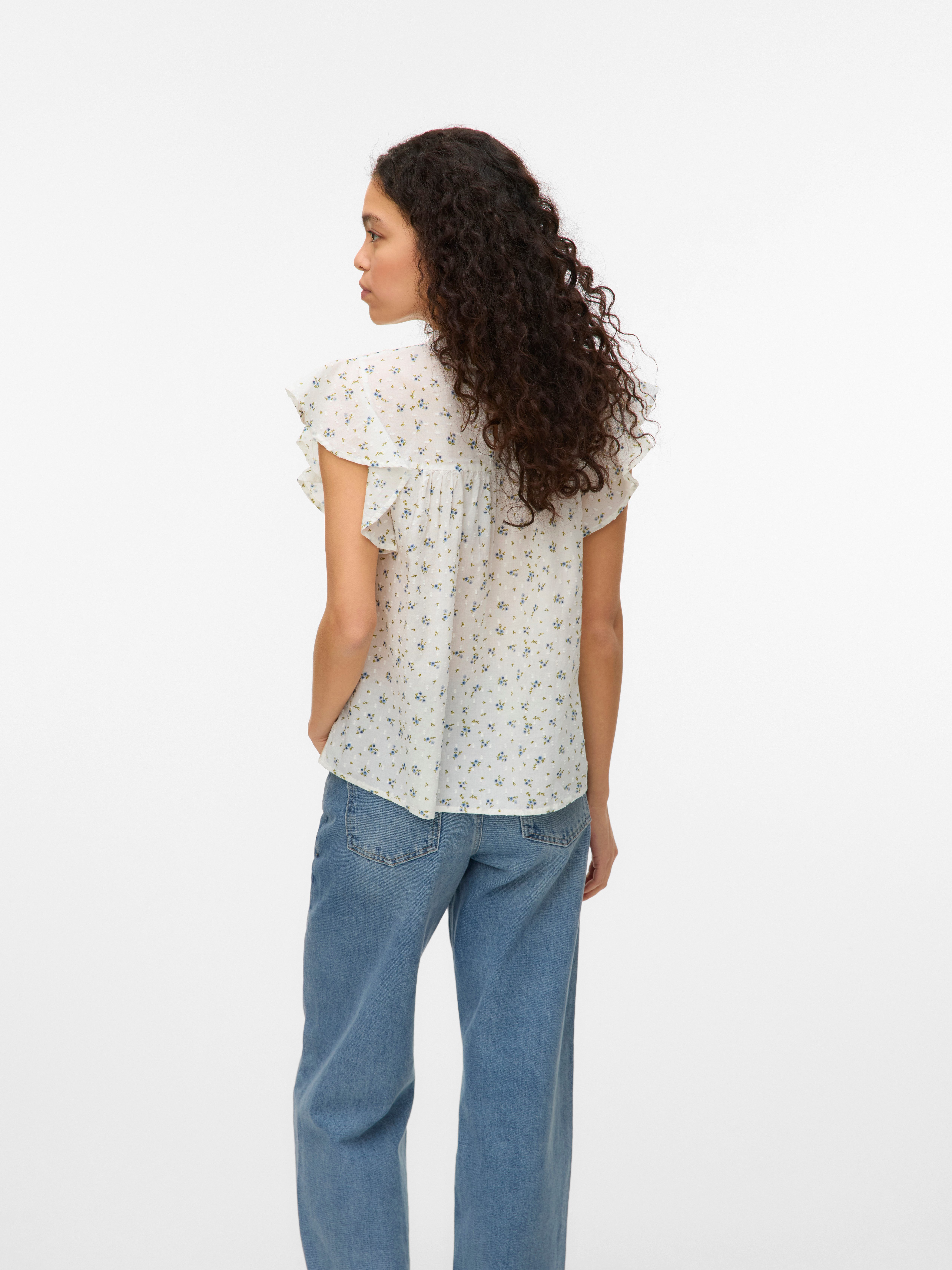 Vero Moda T-Shirt VMTRINE SL LACE günstig online kaufen