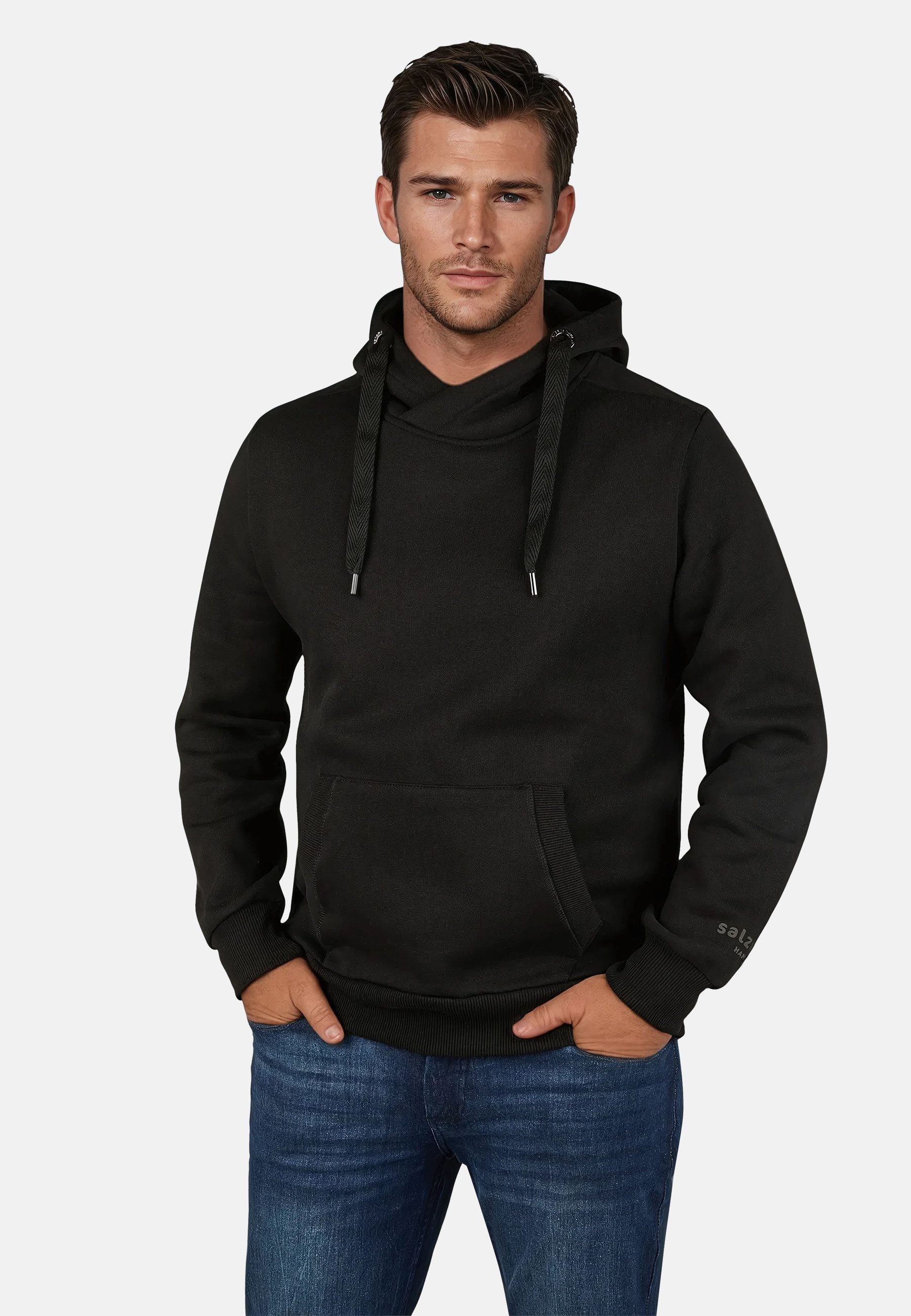 salzhaut Hoodie HEFF Herren normale Passform